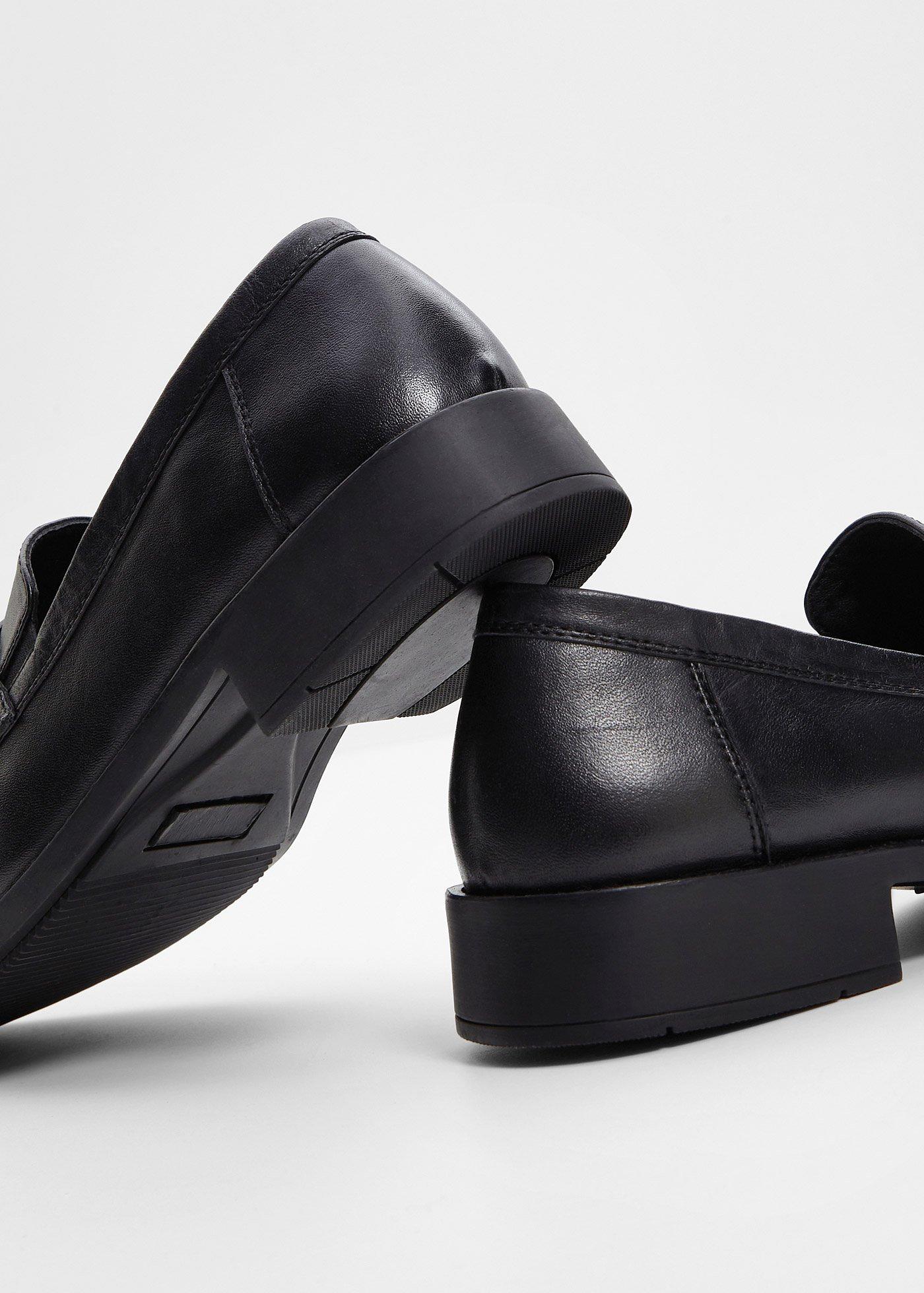 Półbuty skórzane loafer - Bonprix
