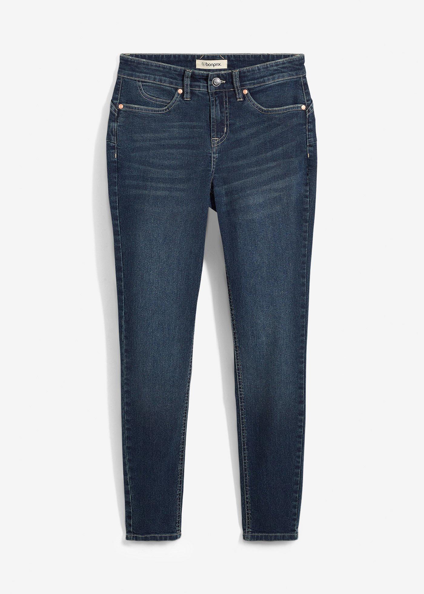 Jean skinny taille mi-haute, extensible