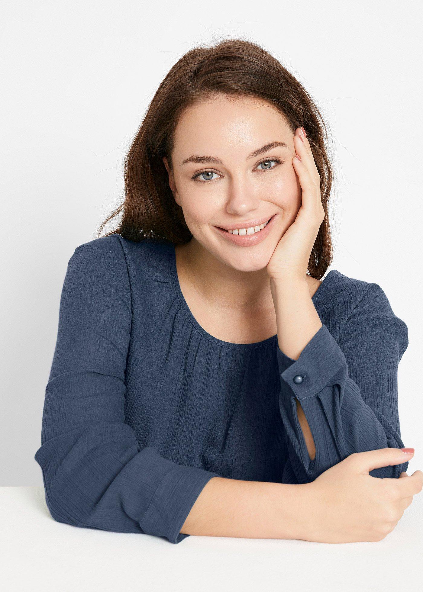 Długa tunika bawełniana - Bonprix