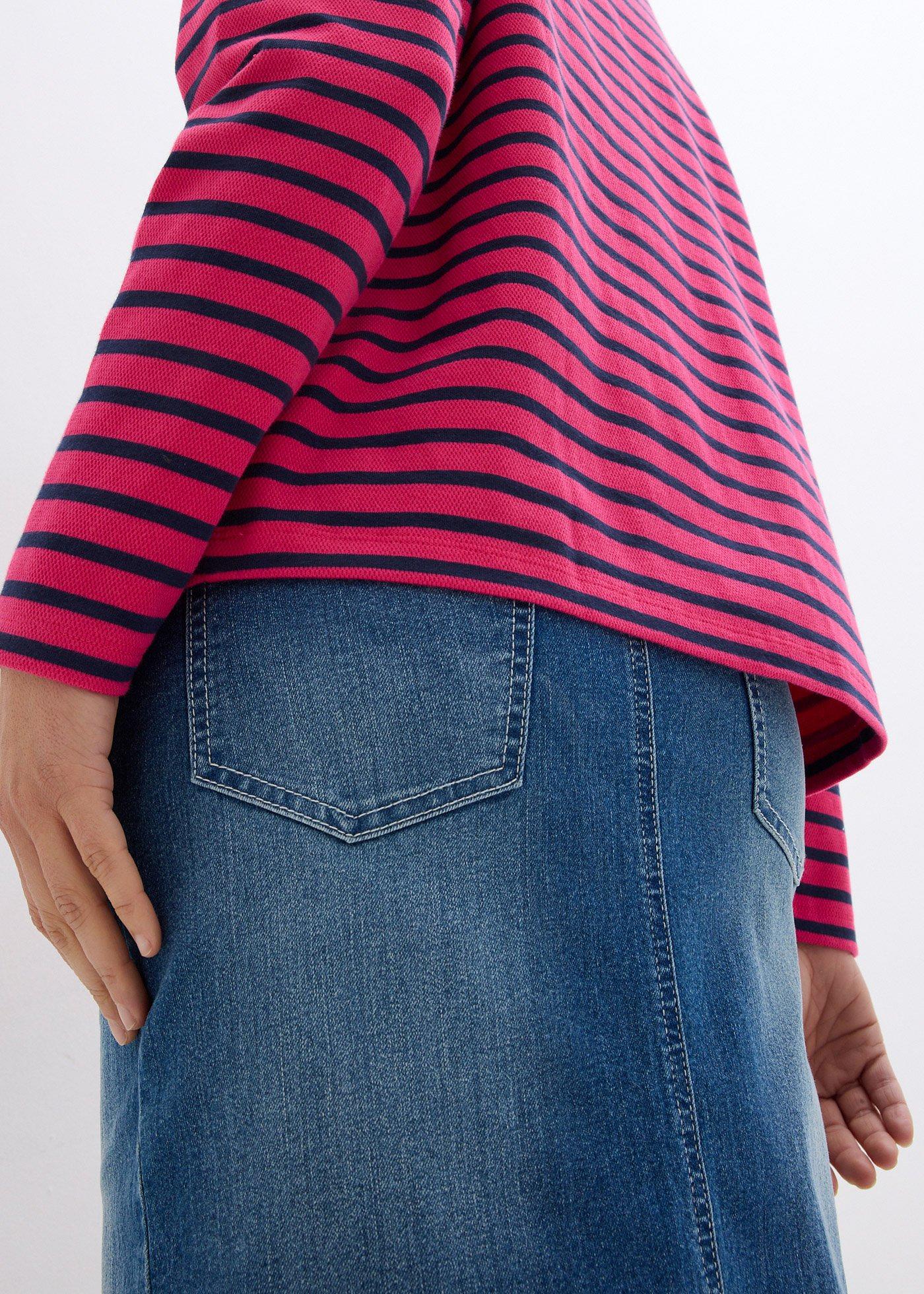 Bluza ze strukturalnego materiału - Bonprix