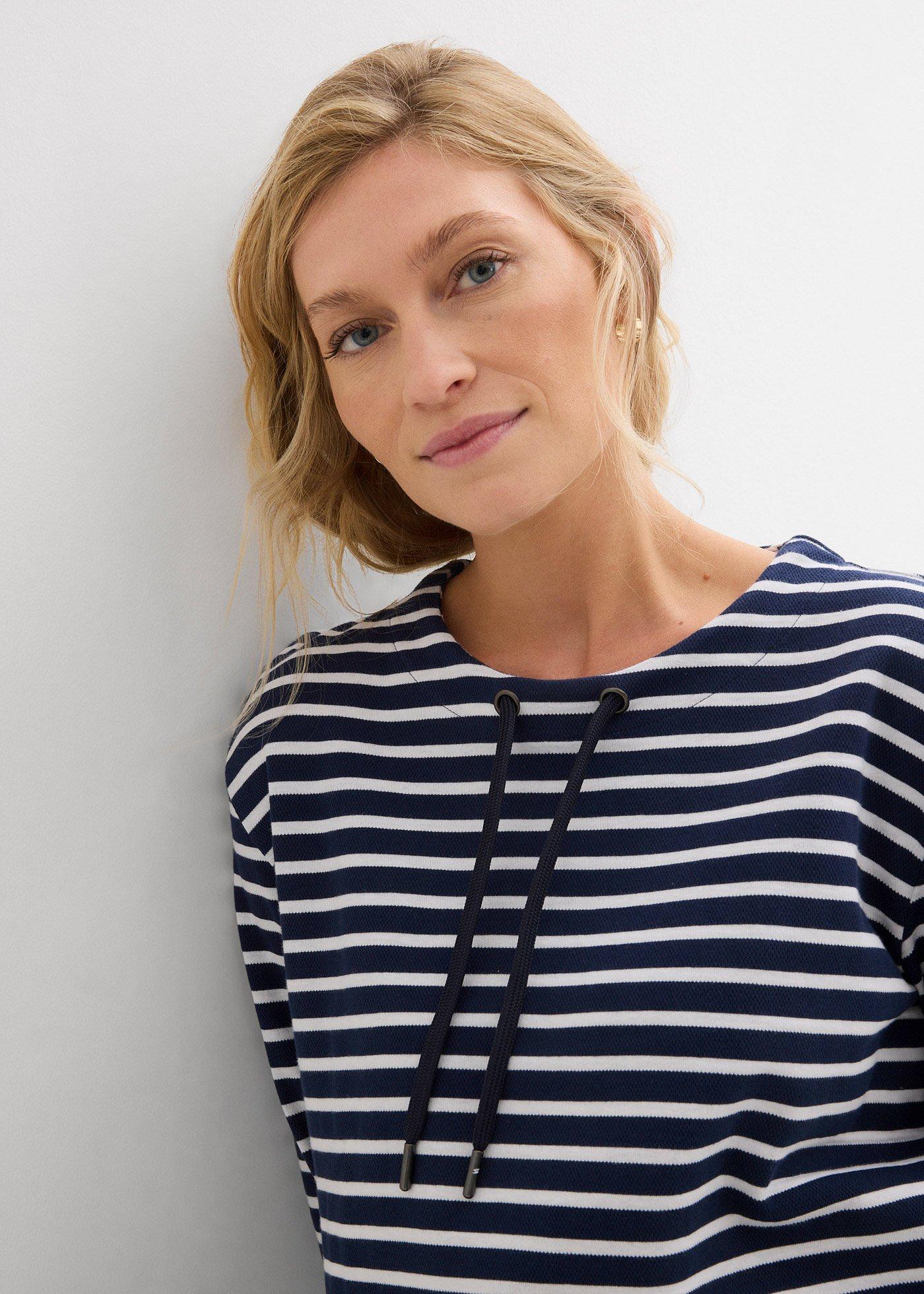 Bluza ze strukturalnego materiału - Bonprix