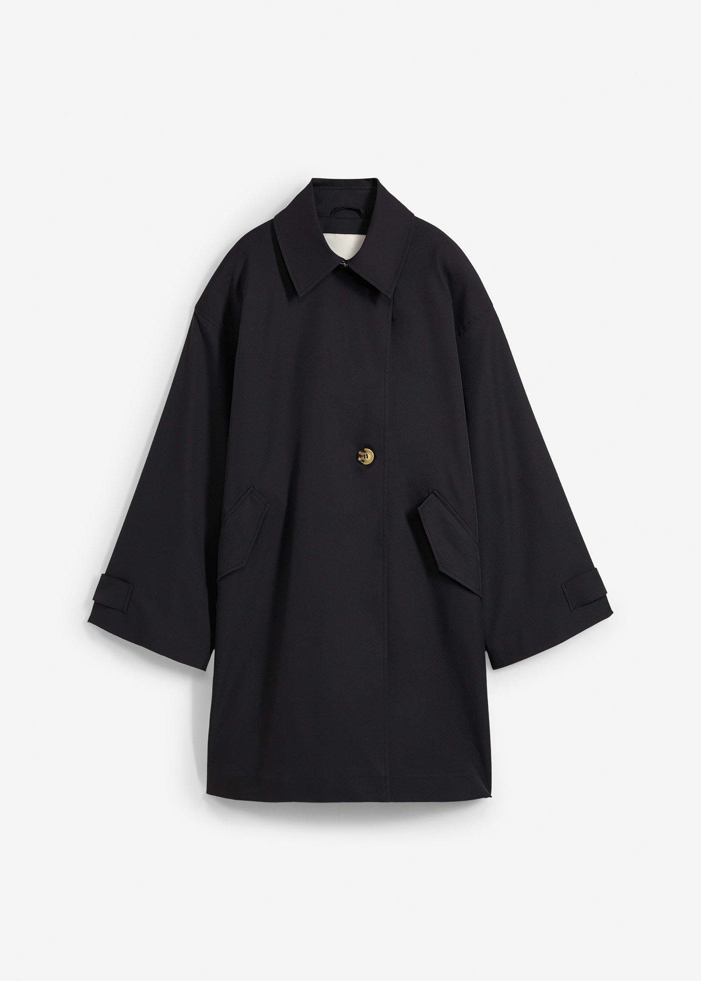 Trench-coat coupe trapèze