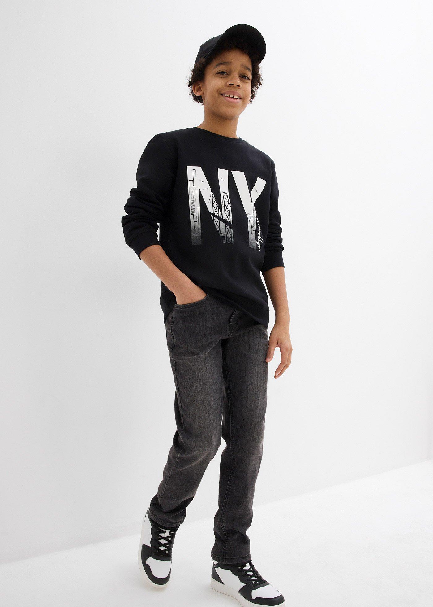 Bluza z miękkiego materiału z bawełną - Bonprix