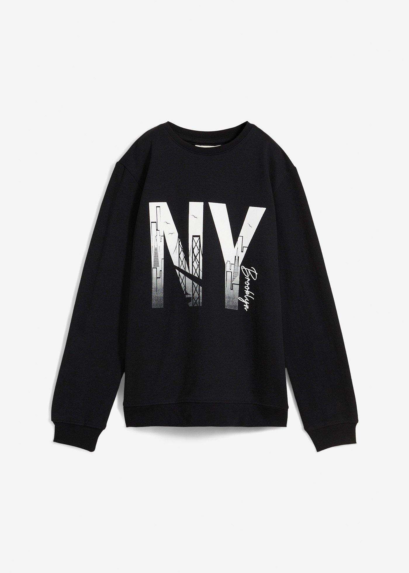 Bluza z miękkiego materiału z bawełną - Bonprix