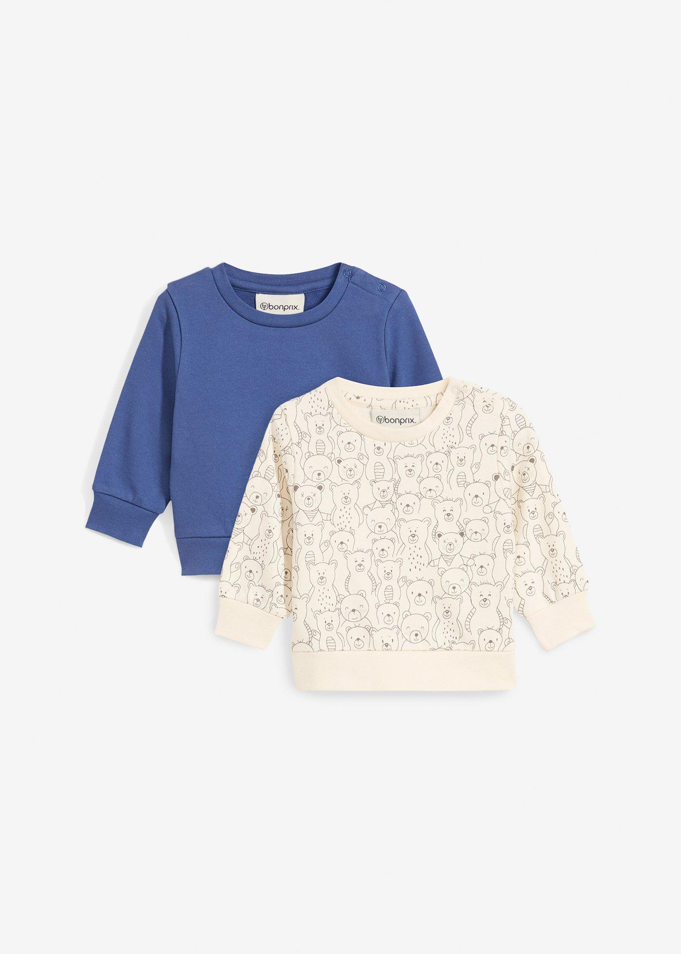 Bluza niemowlęca z bawełny organicznej (2 szt.) - Bonprix