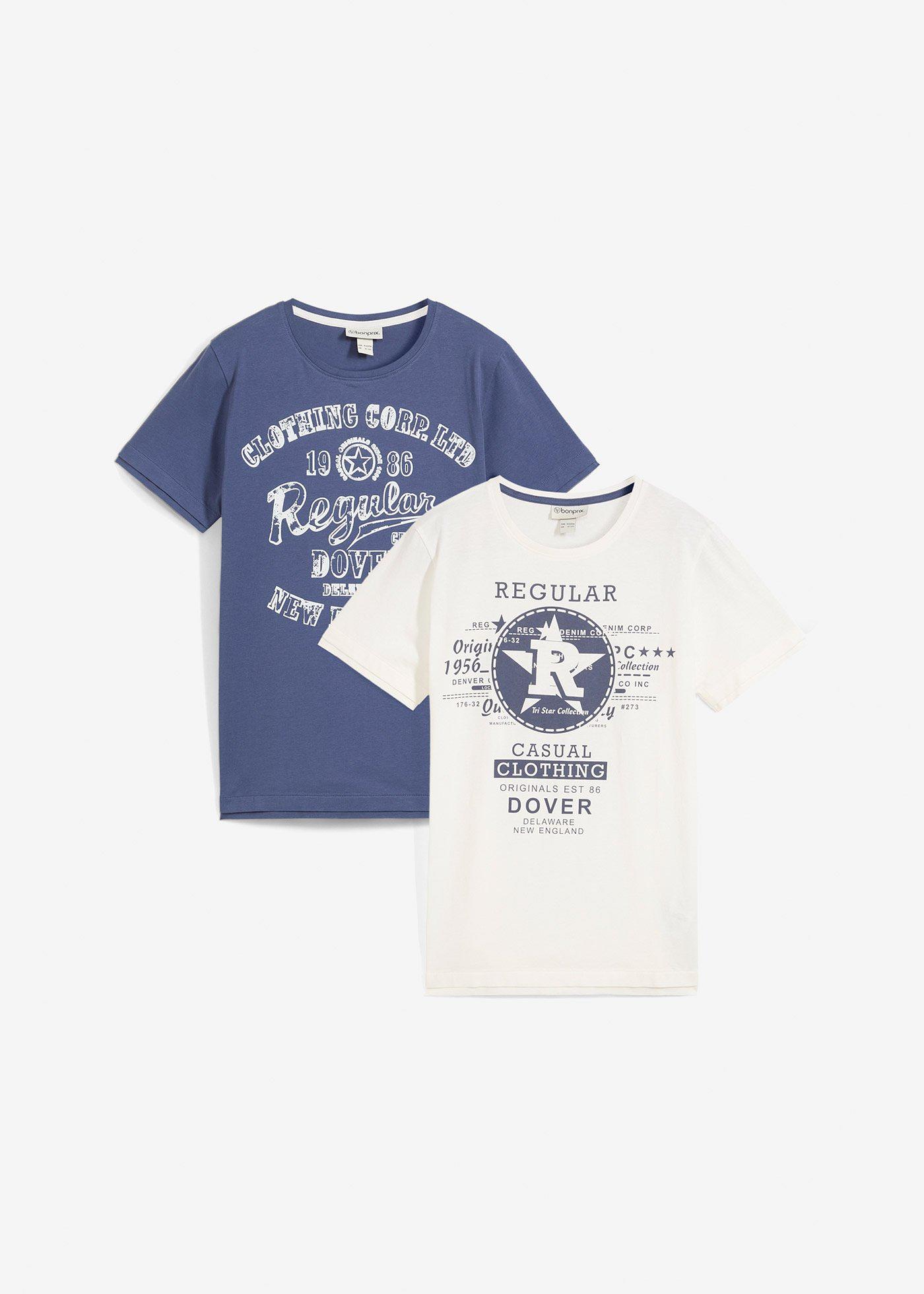 T-shirt z czystej bawełny organicznej  (2 szt.) - Bonprix