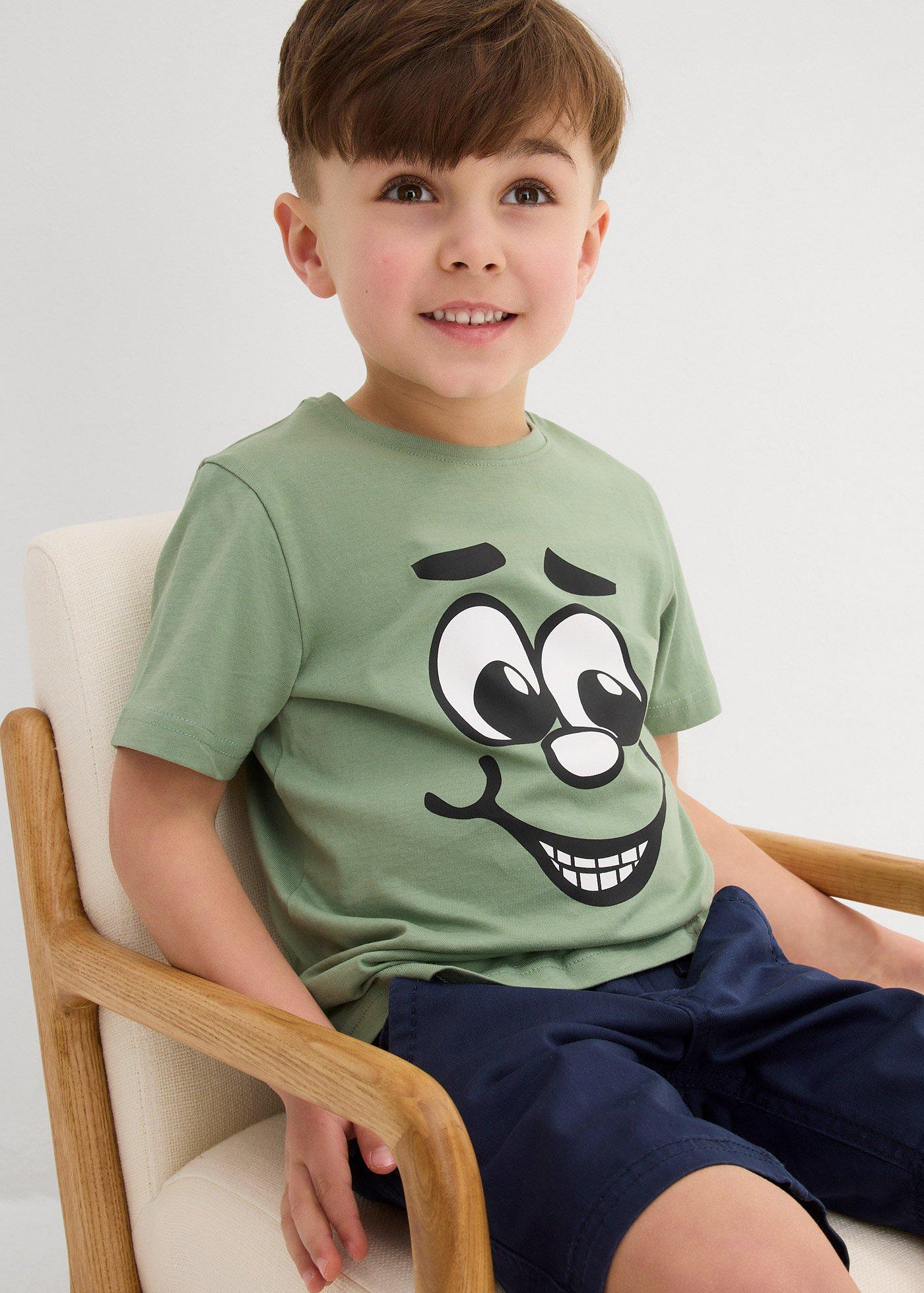 T-shirt  z bawełną organiczną (2 szt.) - Bonprix