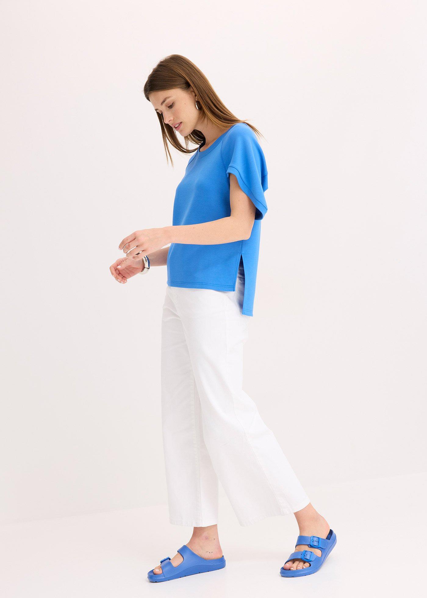 Shirt oversized z lejącej mieszanki wiskozy - Bonprix
