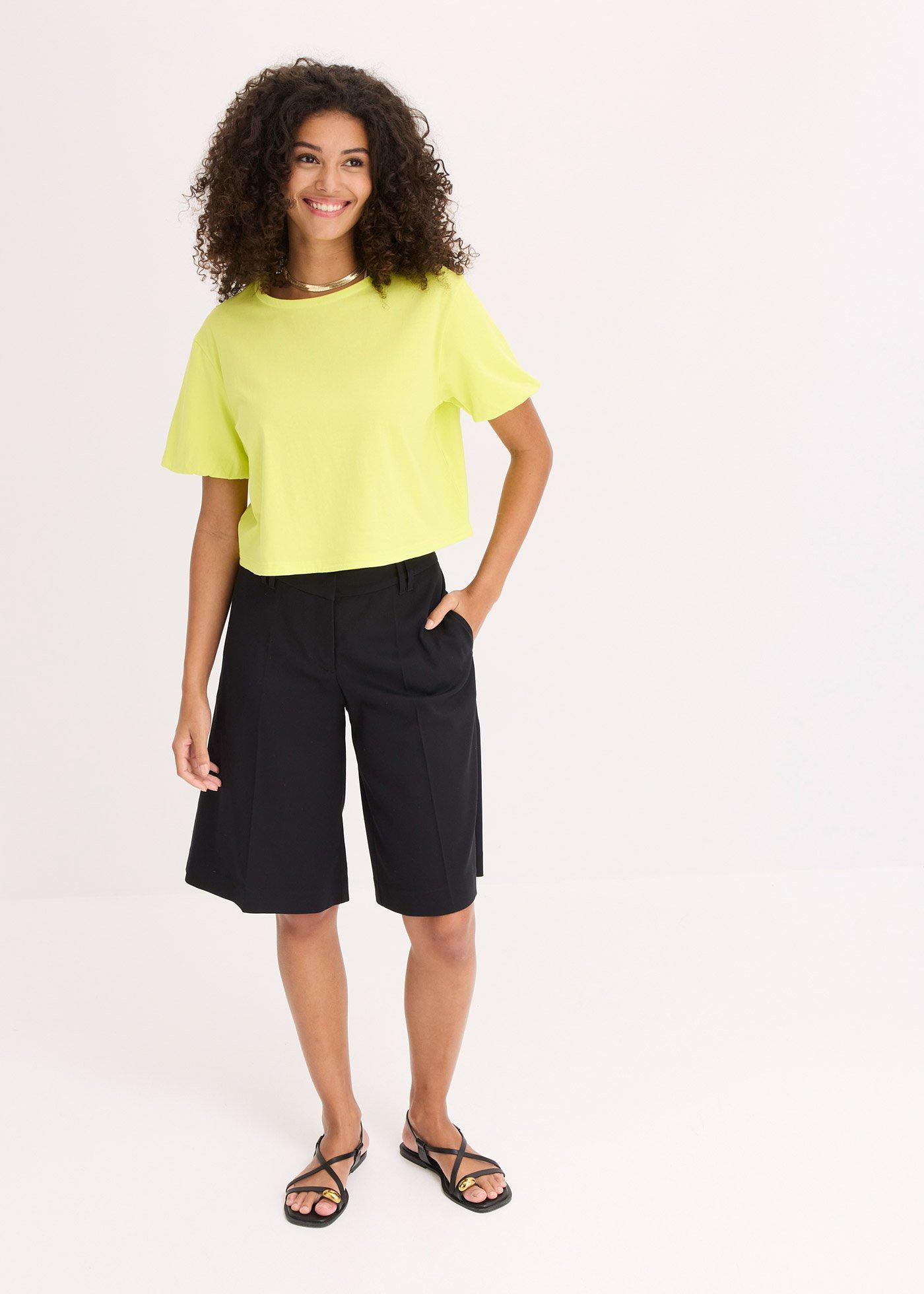 T-shirt oversize z czystej bawełny organicznej - Bonprix