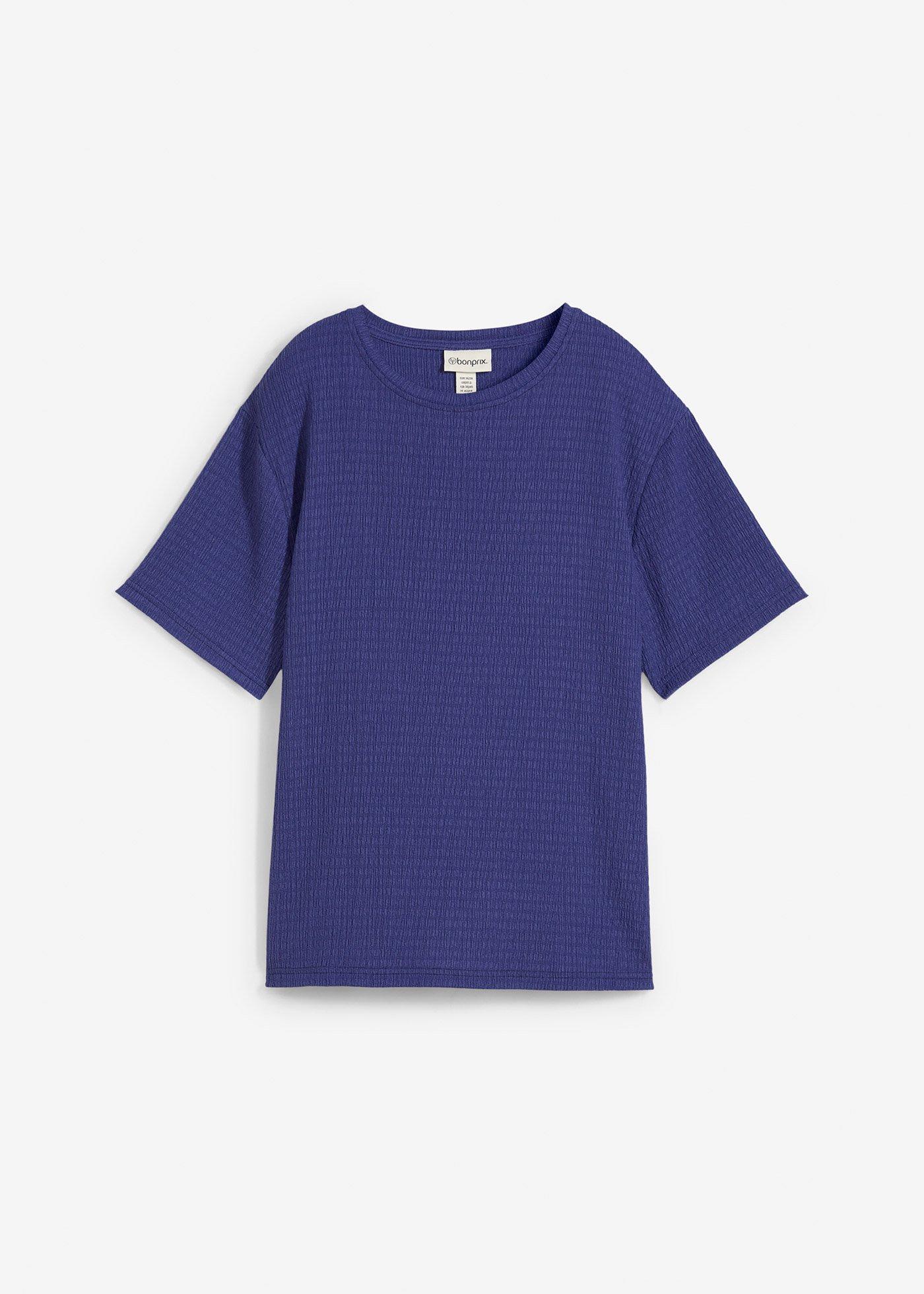 T-shirt en crêpe gaufré