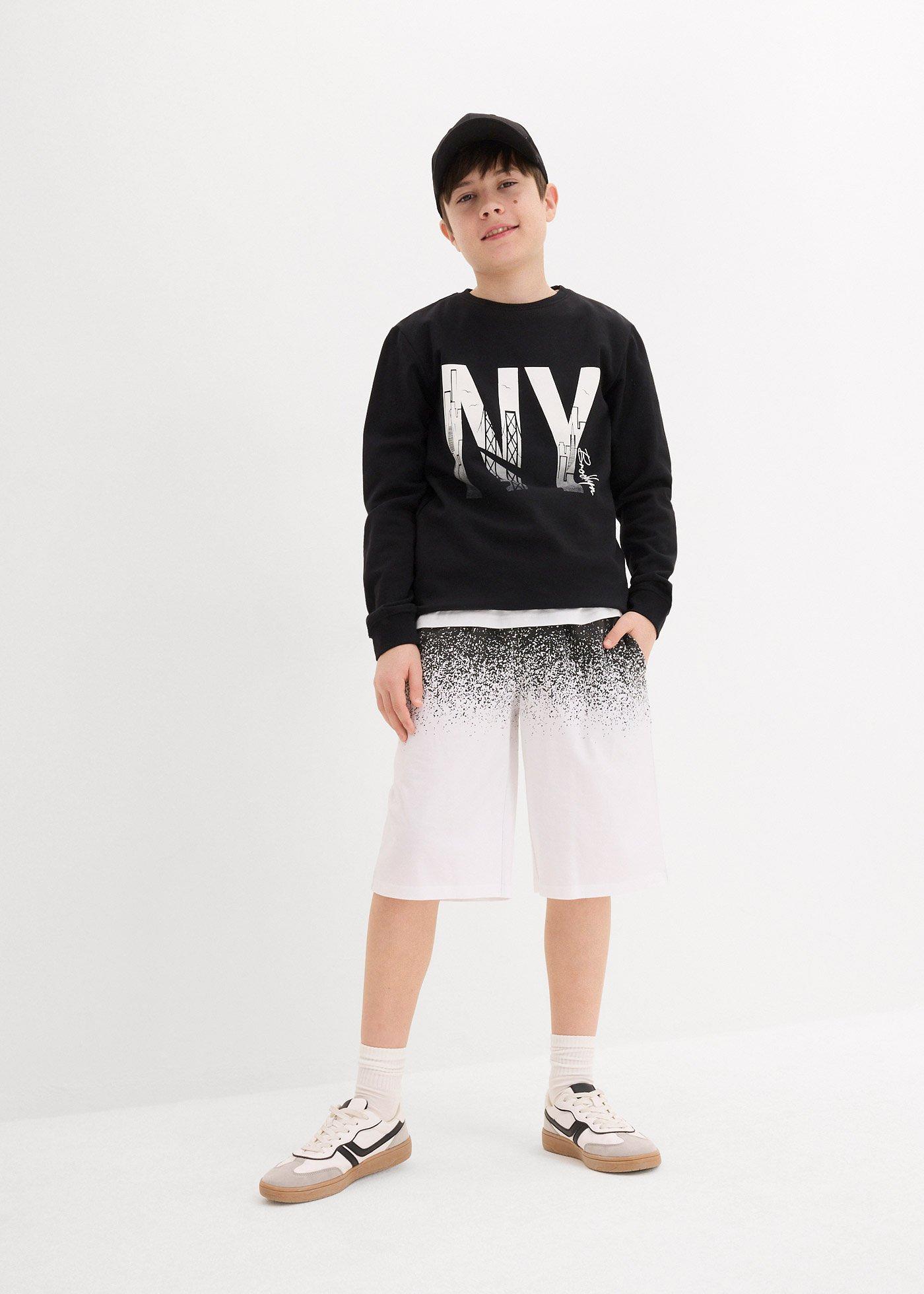 Bermudy dżersejowe z czystej bawełny organicznej (2 pary) - Bonprix