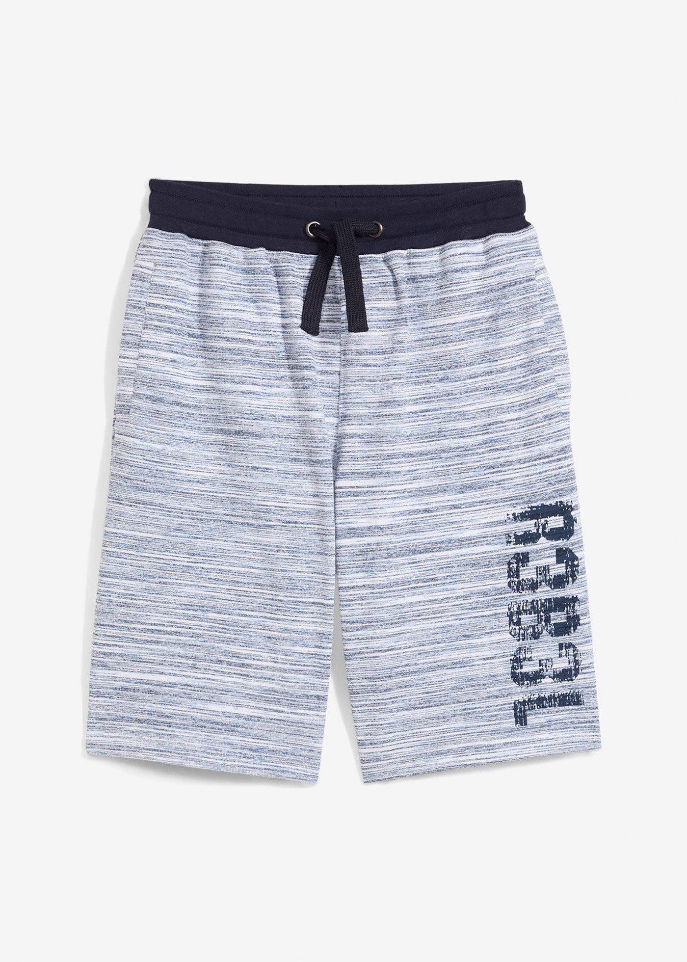 Bermudy dresowe z miękkiej mieszanki bawełny - Bonprix