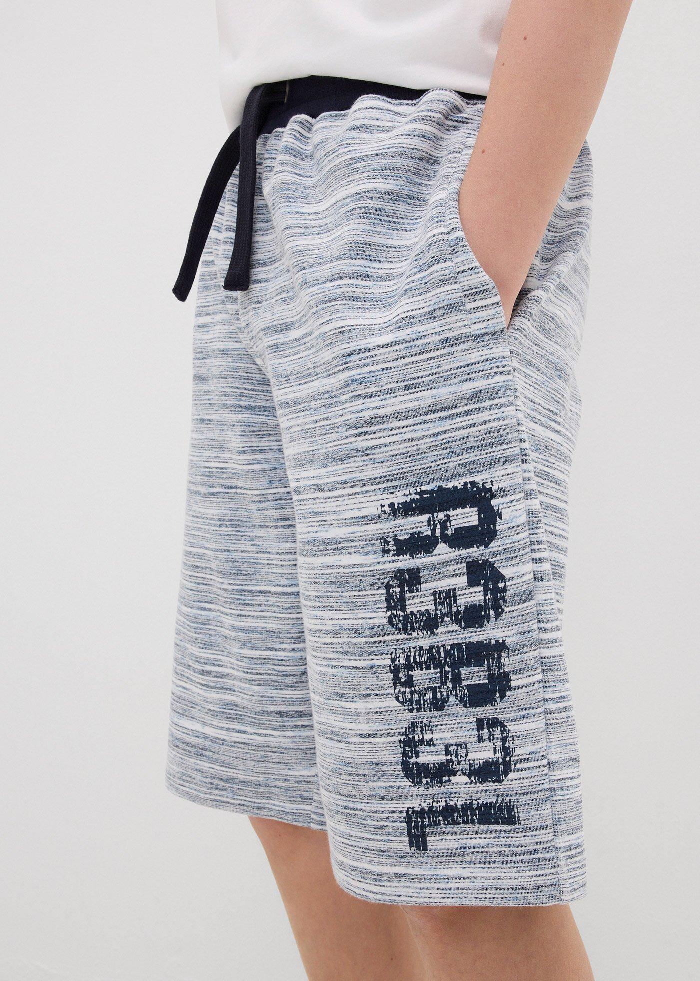 Bermudy dresowe z miękkiej mieszanki bawełny - Bonprix