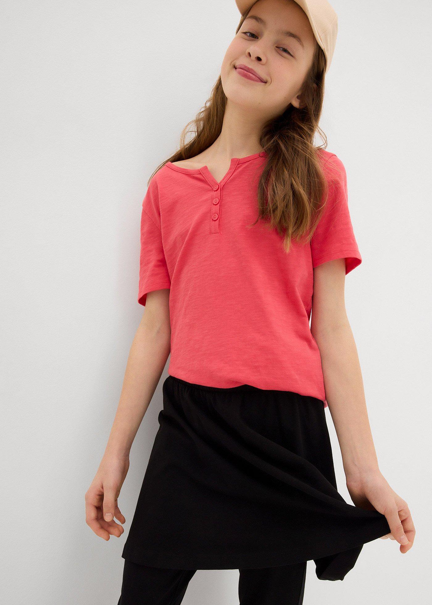 Legginsy rybaczki z doszytą spódniczką - Bonprix