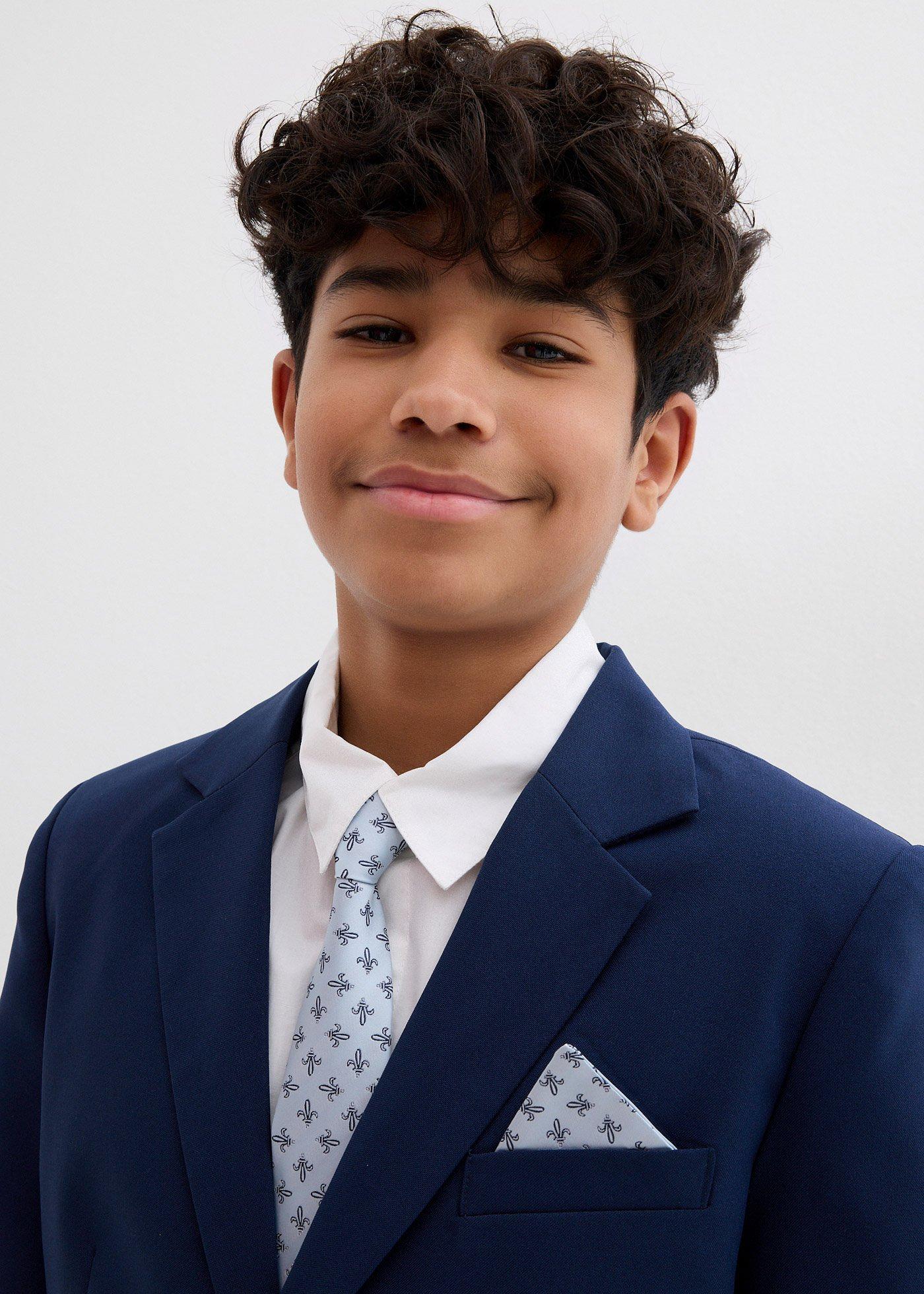 Garnitur + koszula + krawat (komplet 4-częściowy) - Bonprix