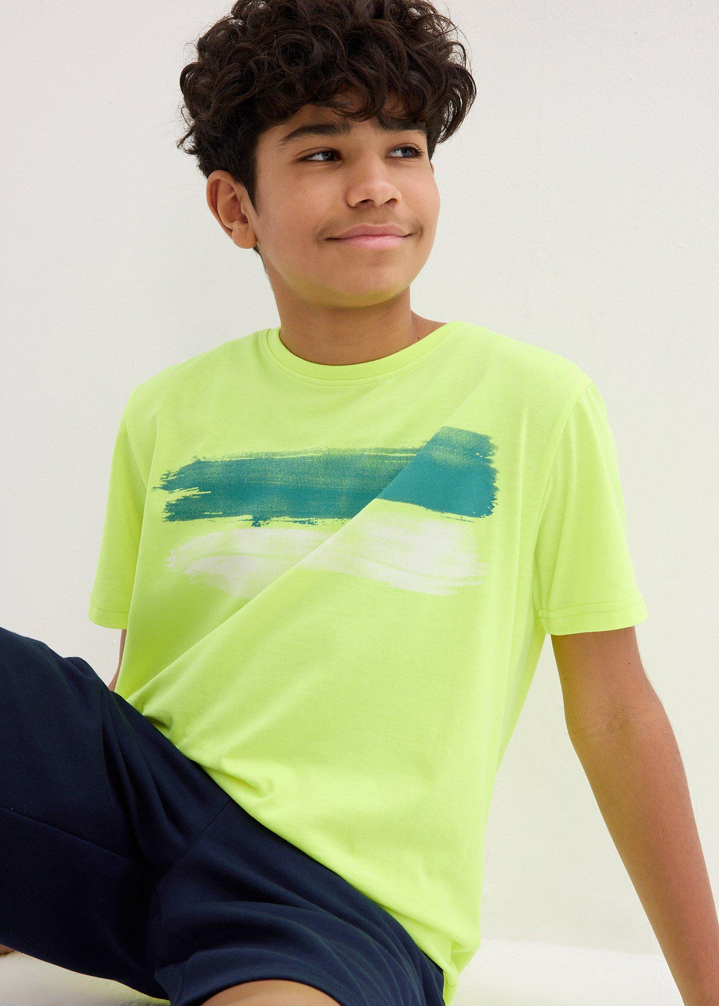 T-shirt w modnych kolorach - Bonprix