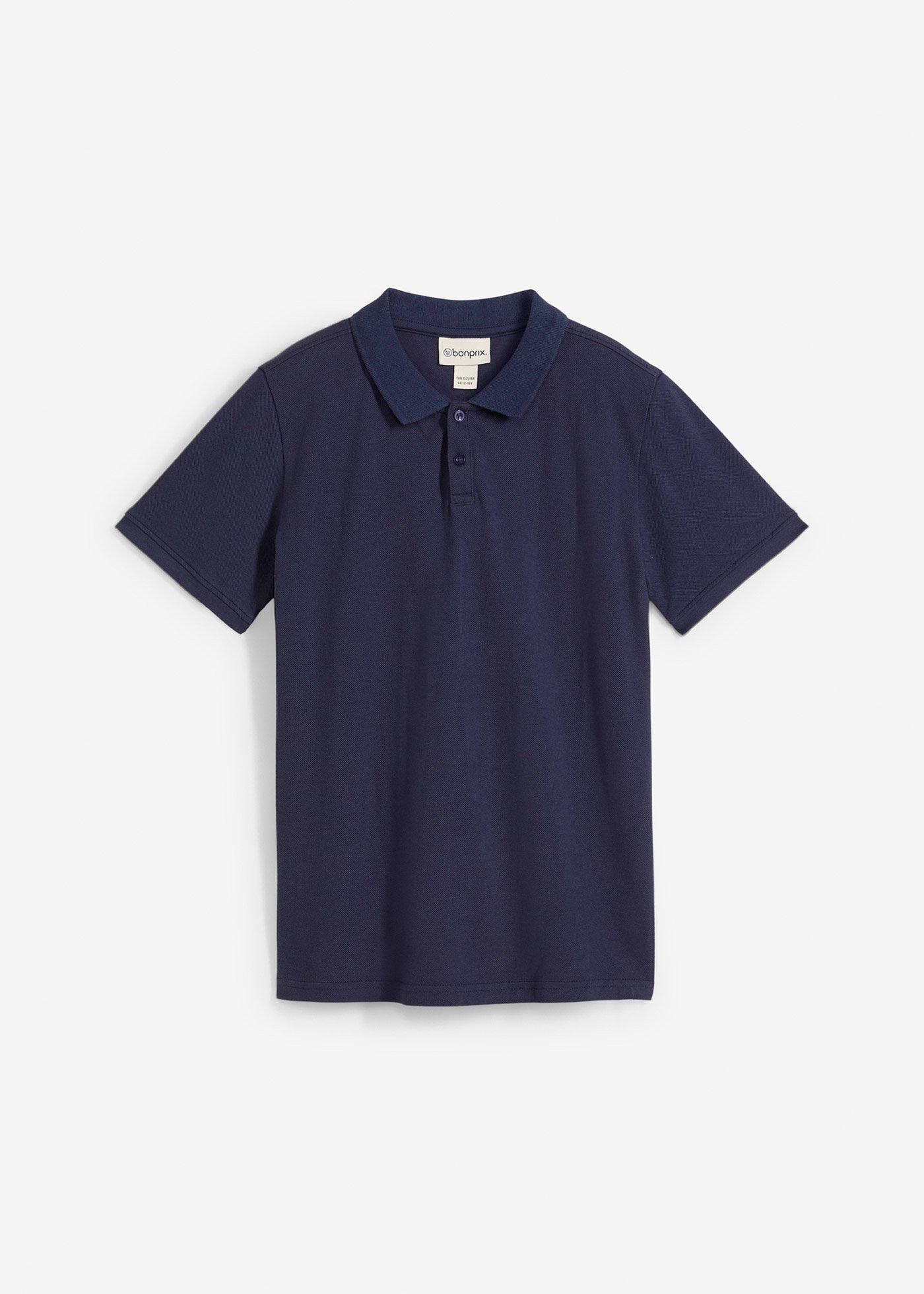 Bluzka polo z bawełnianej piki - Bonprix