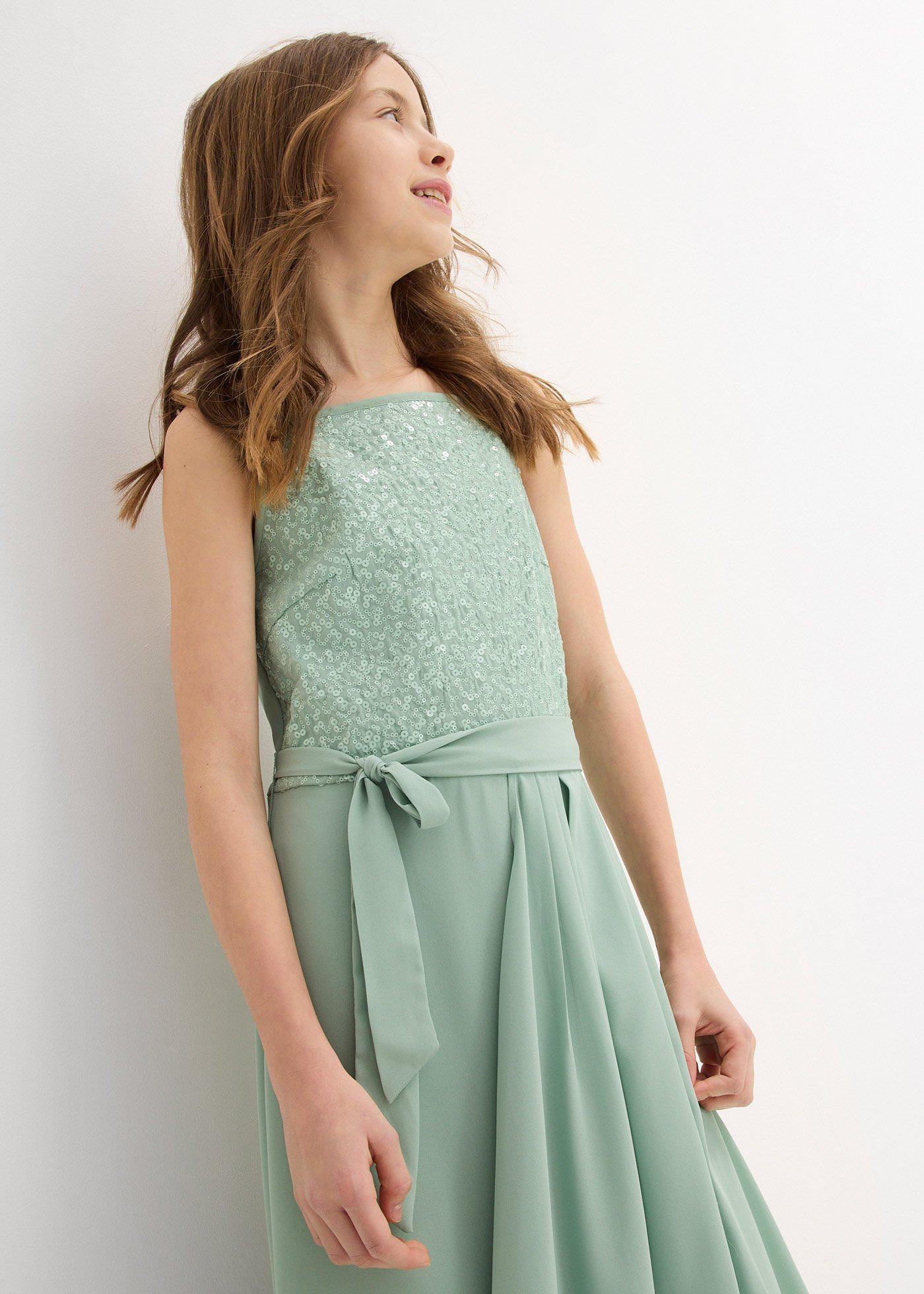 Sukienka maxi z cekinami - Bonprix