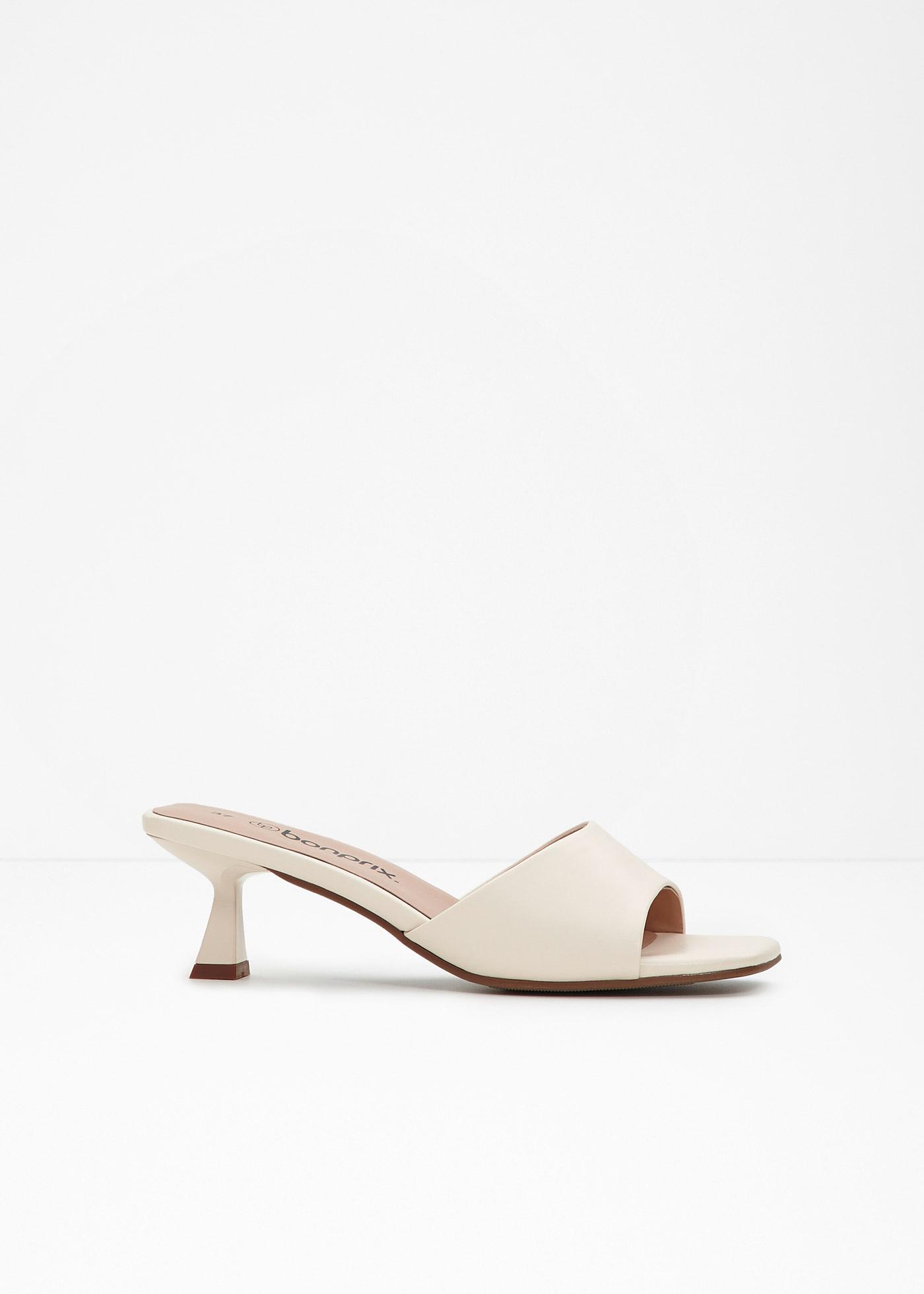 Mules à talon fin