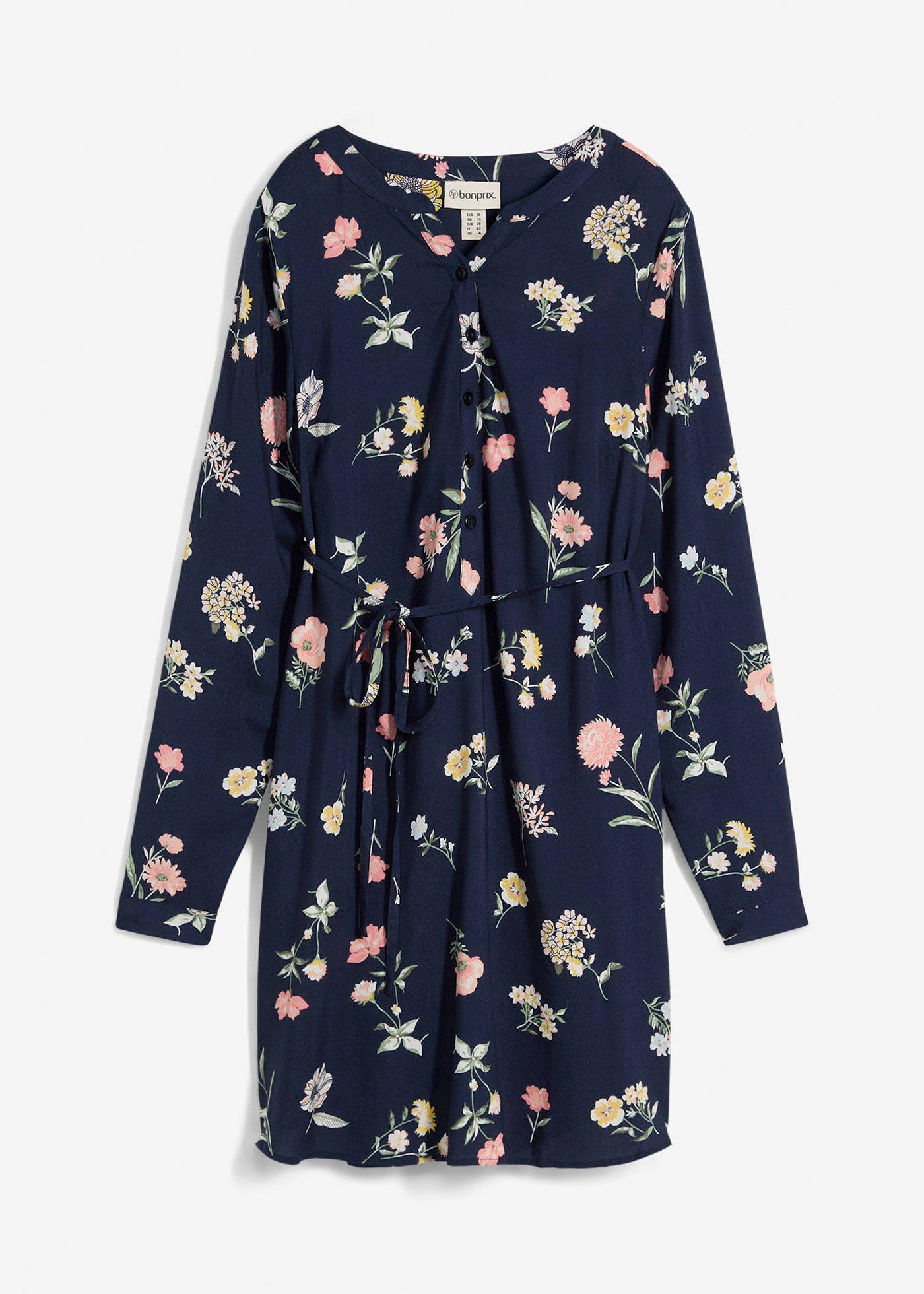 Robe blouse 2en1 de grossesse et d'allaitement en viscose