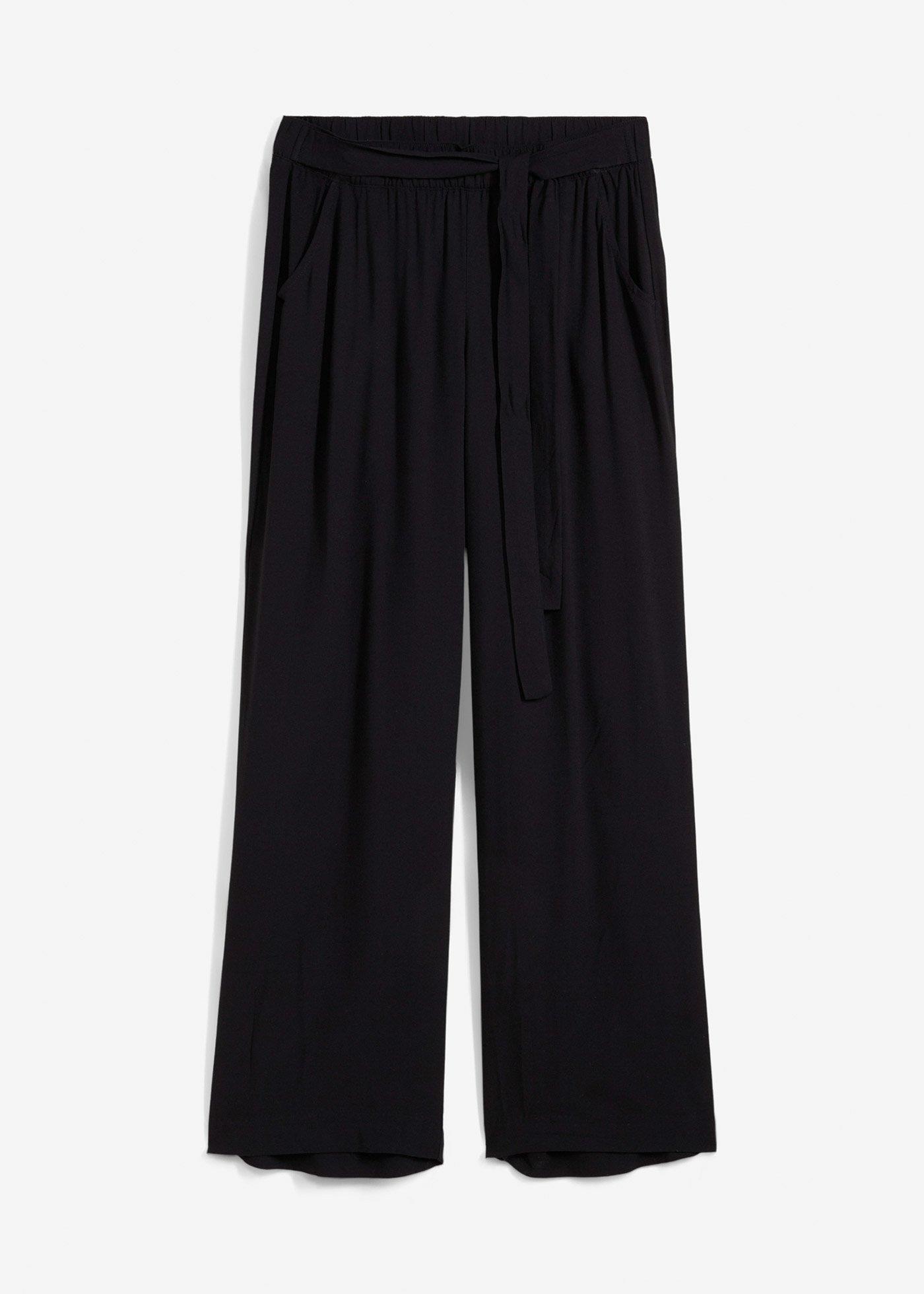 Spodnie palazzo z miękkiej wiskozy - Bonprix