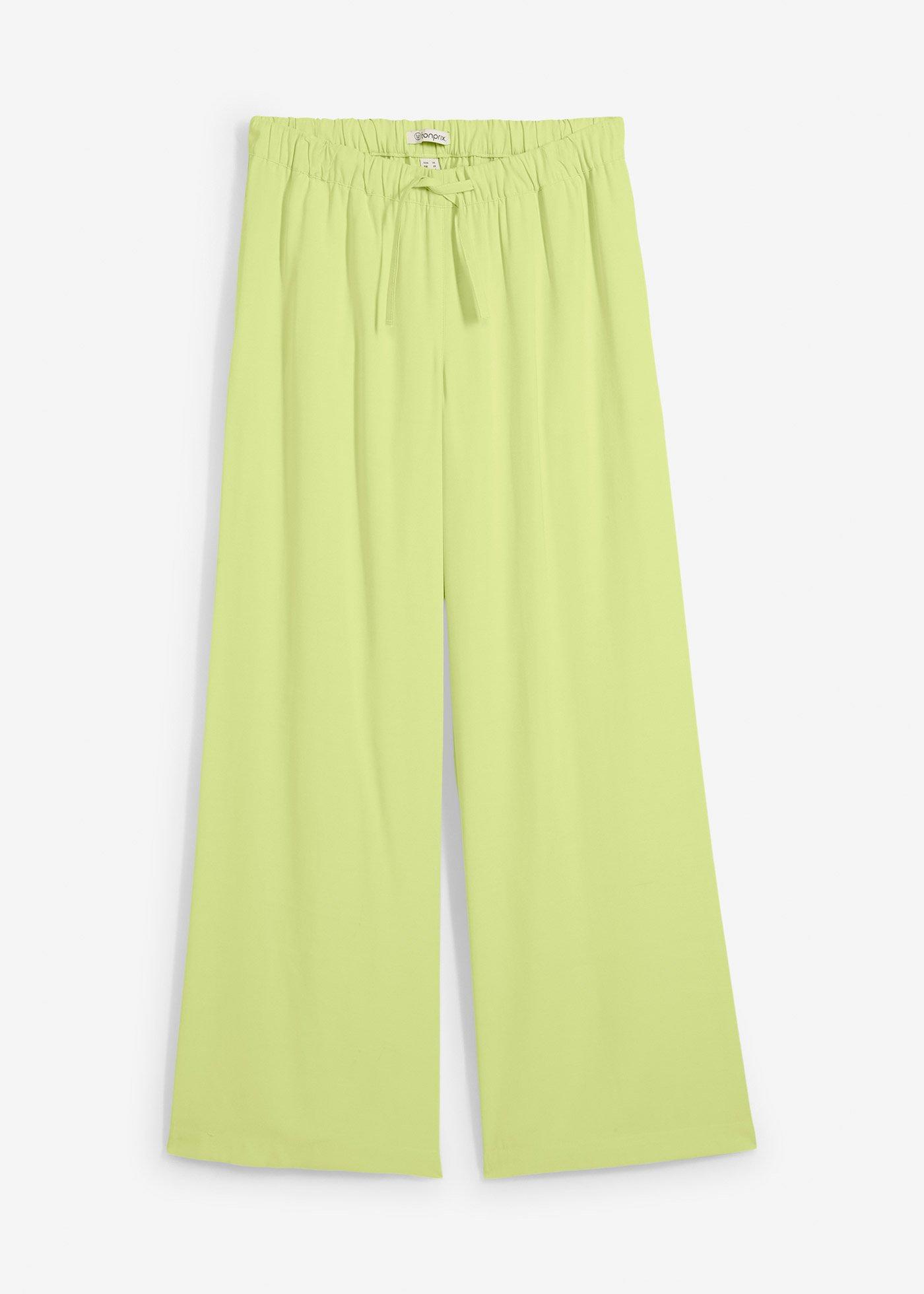 Pantalon large en viscose fluide