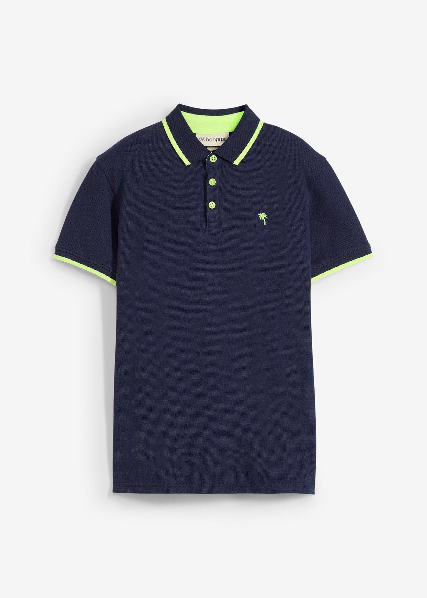 Shirt polo z czystej bawełny pique - Bonprix