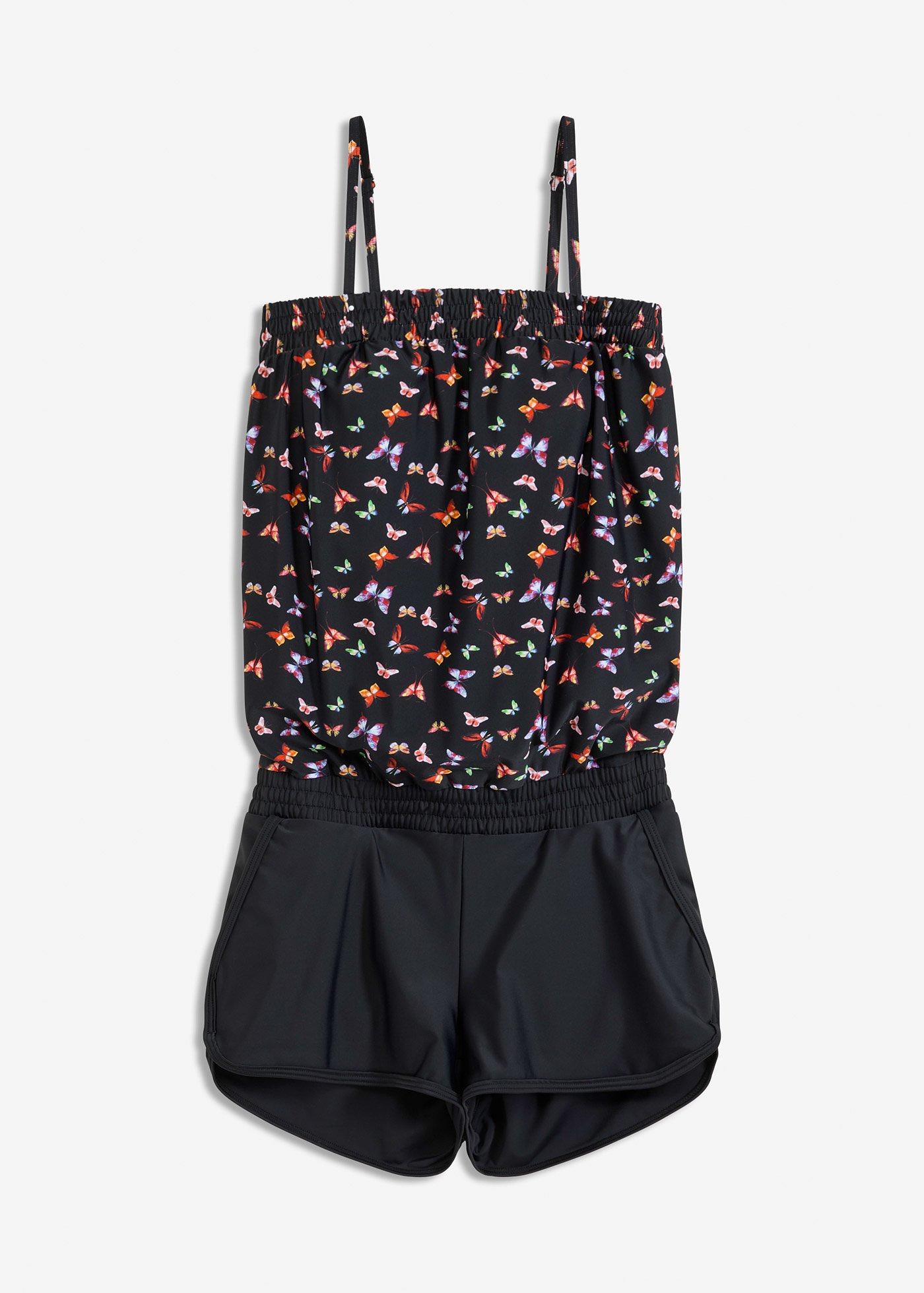 Maillot de bain combishort avec slip intérieur