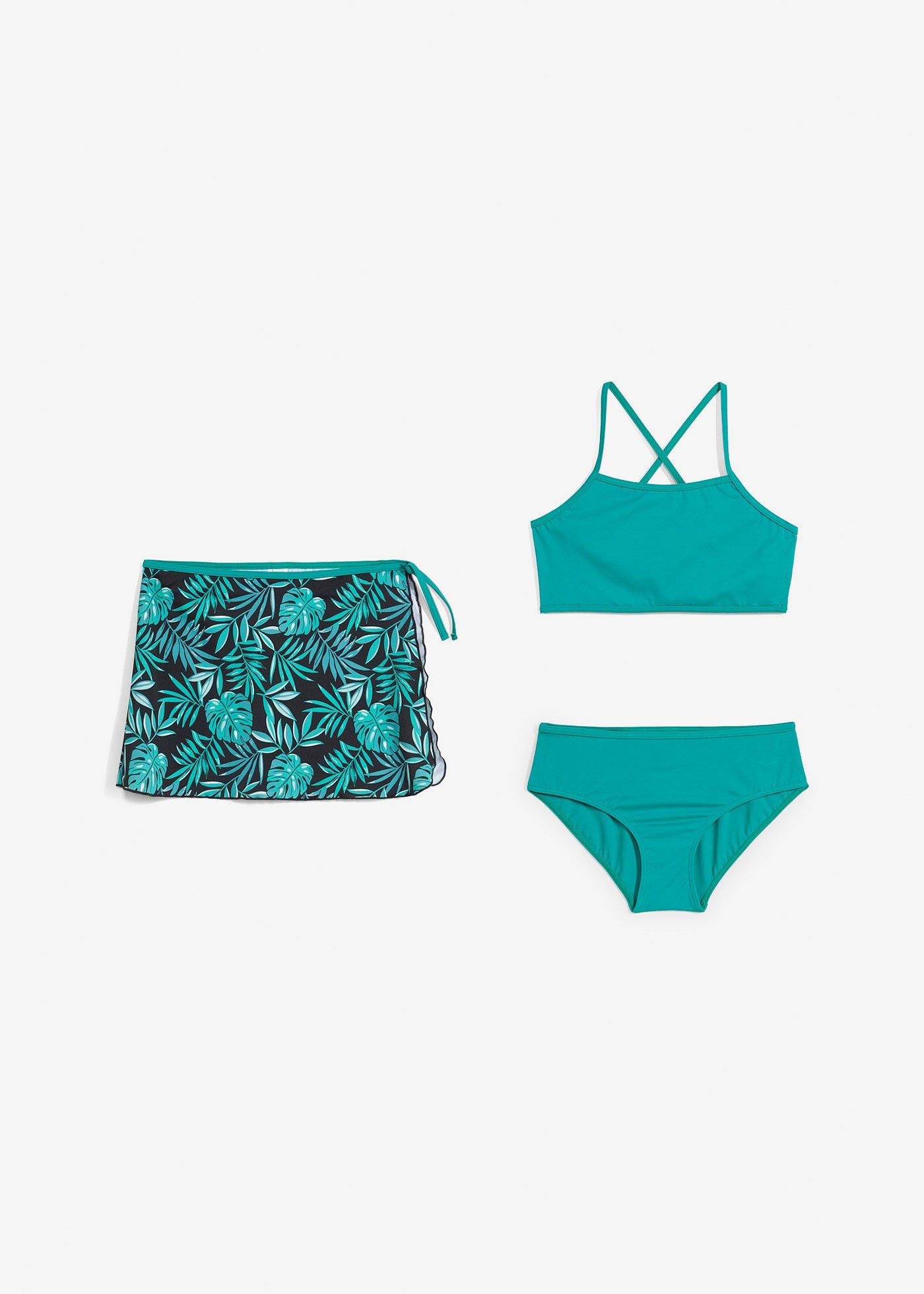 Bikini + spódniczka  (3 części) - Bonprix