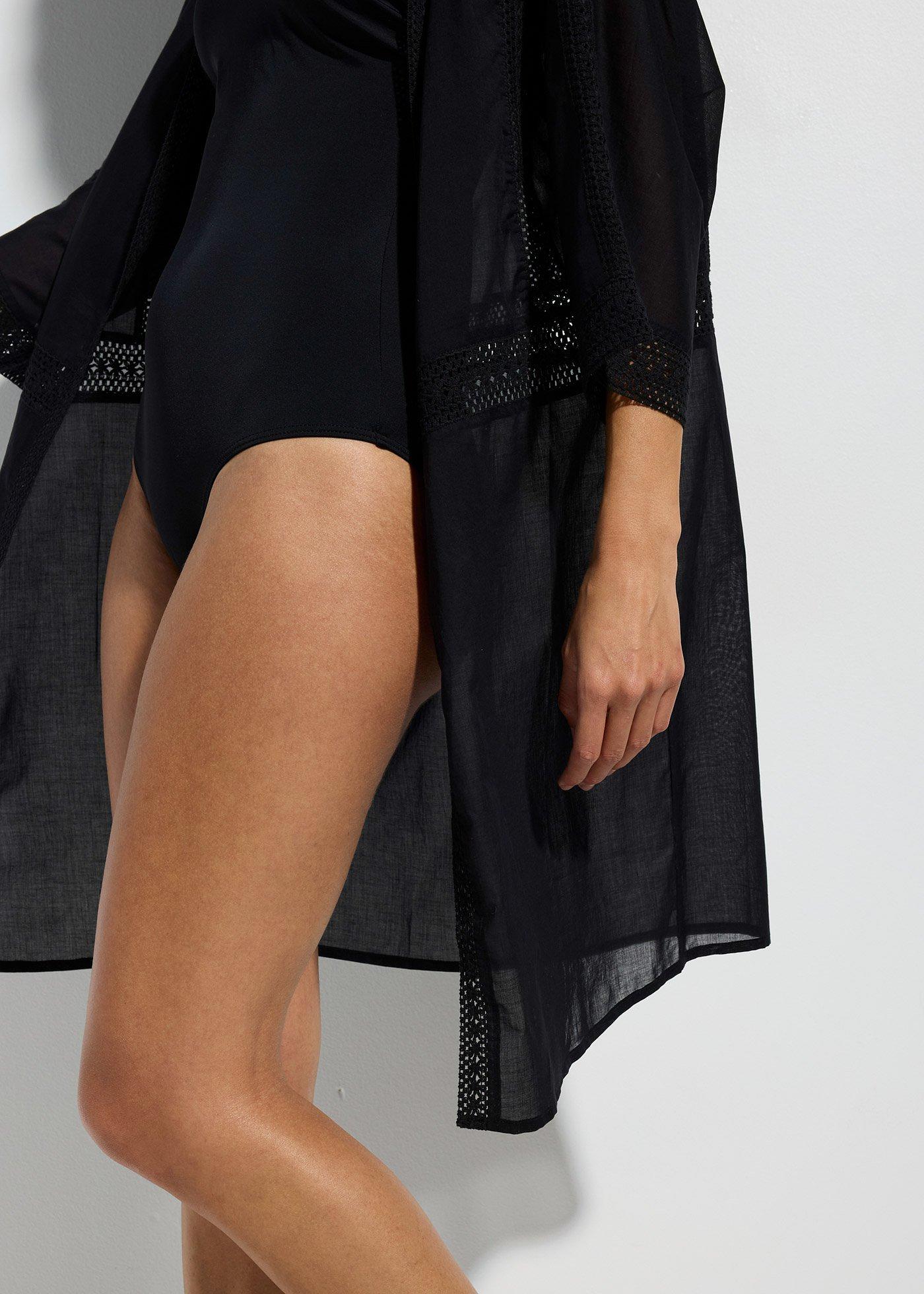 Kimono plażowe z koronką - Bonprix