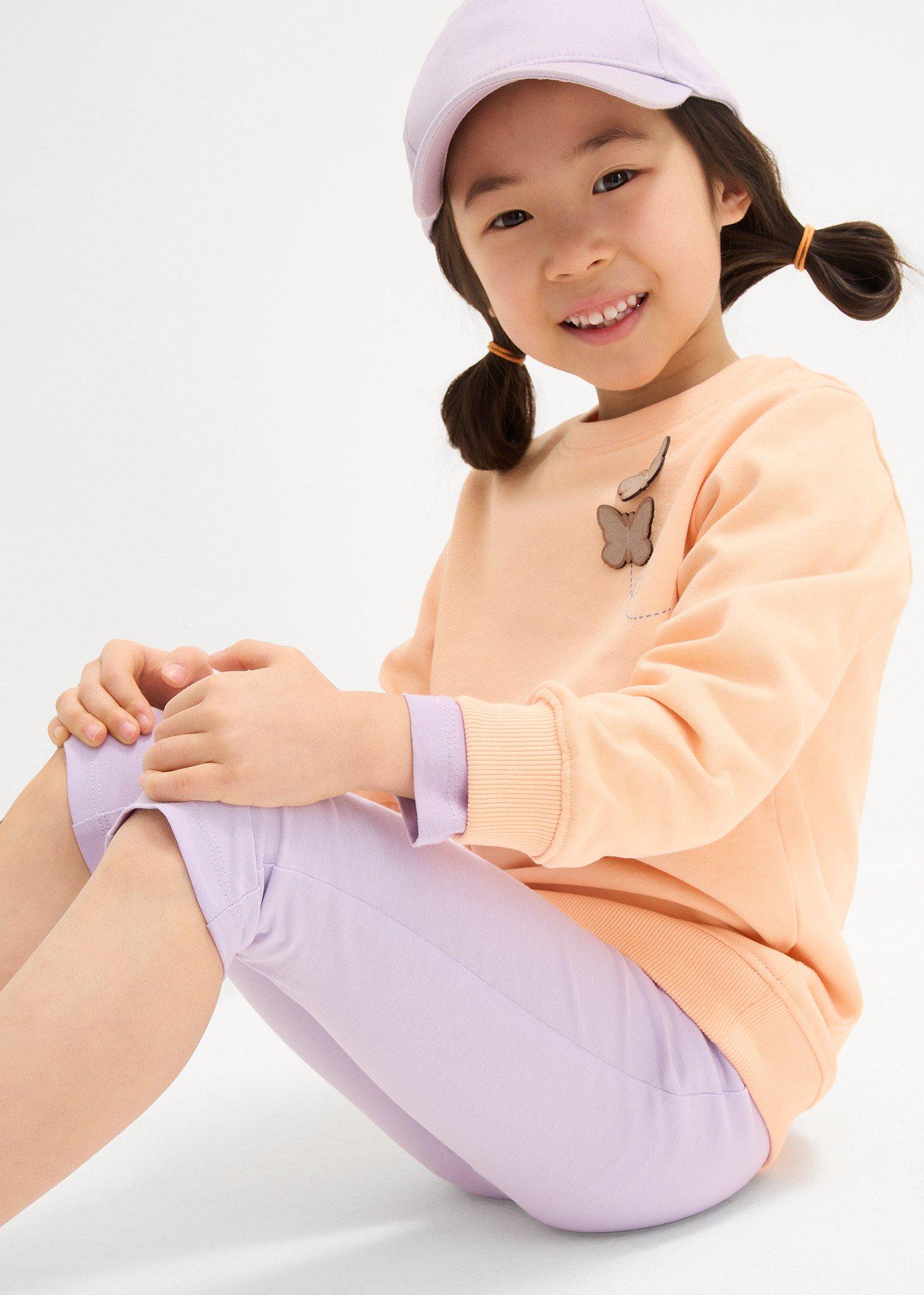 Legginsy rybaczki z elastycznej mieszanki bawełny organicznej (2 pary) - Bonprix