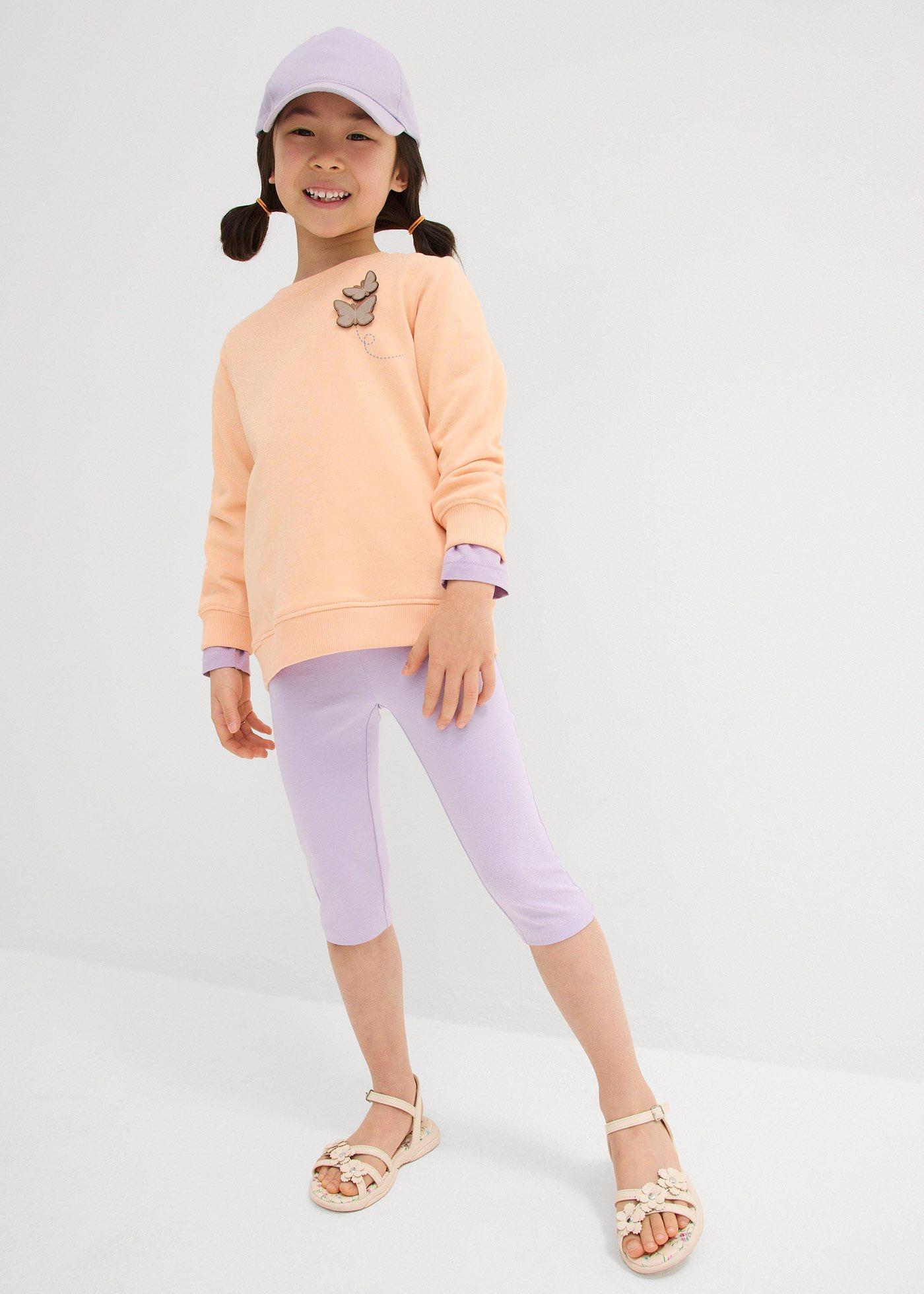 Legginsy rybaczki z elastycznej mieszanki bawełny organicznej (2 pary) - Bonprix