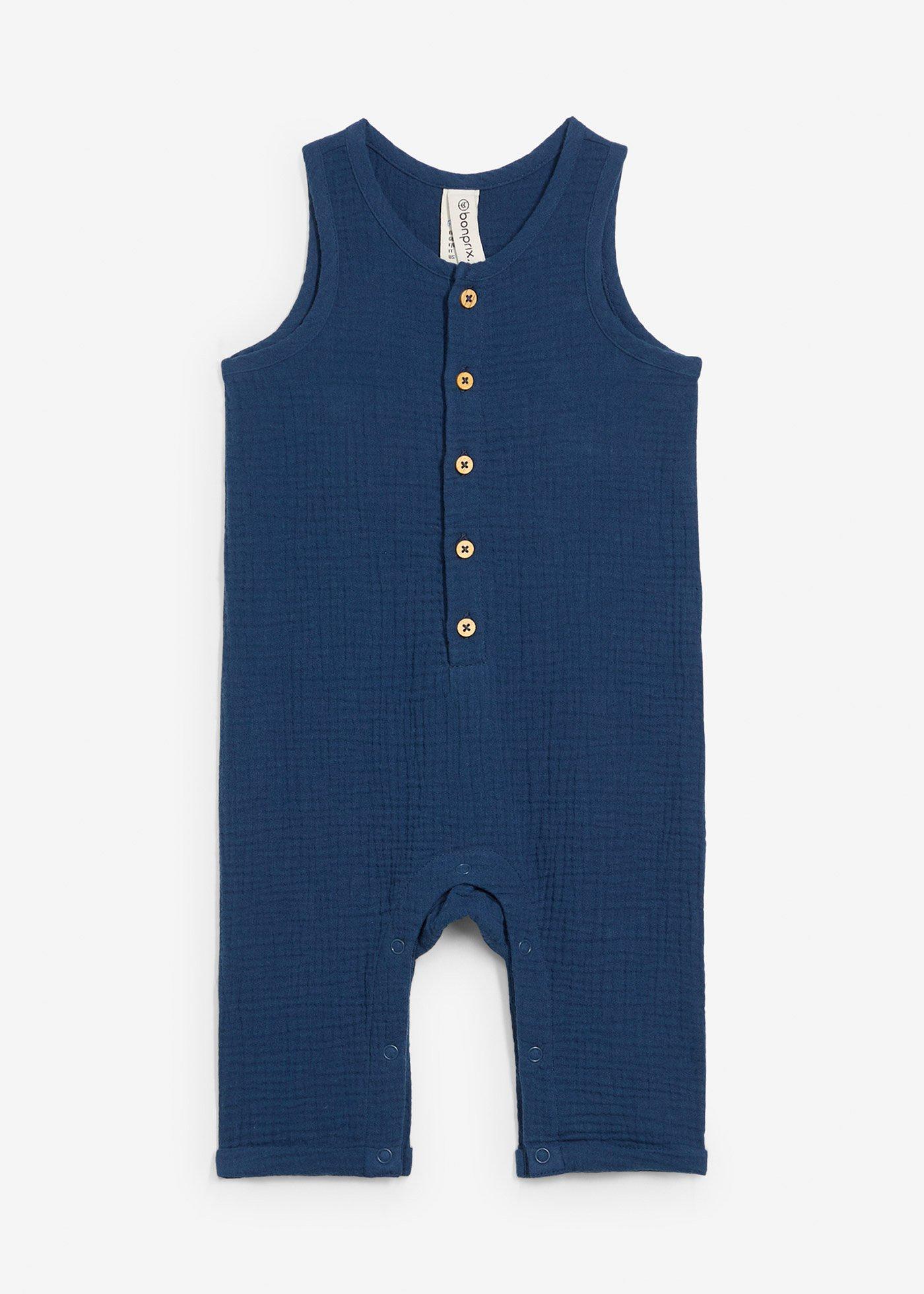 Combinaison bébé en gaze 100% coton