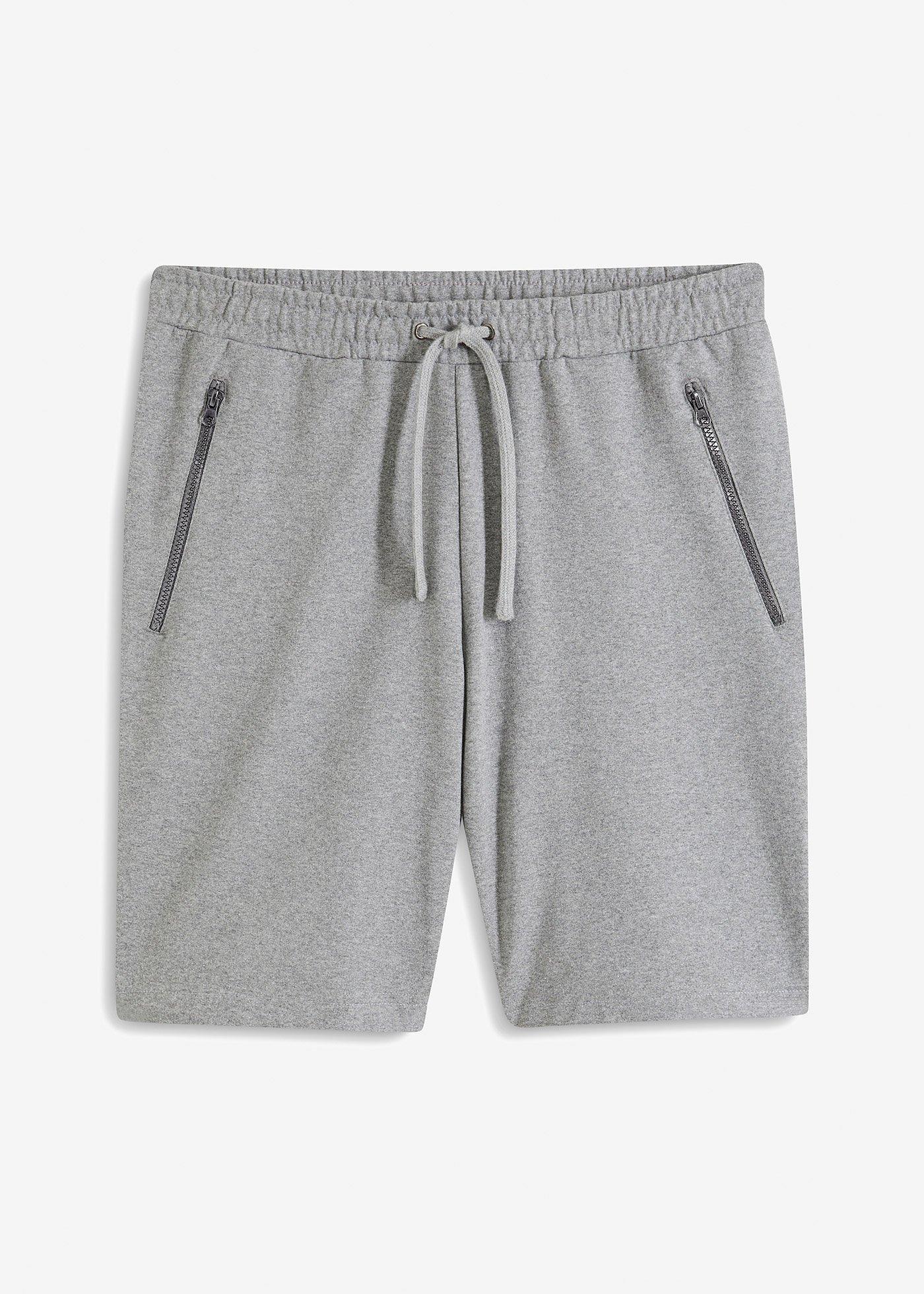 Bermuda sweat avec poches latérales zippées