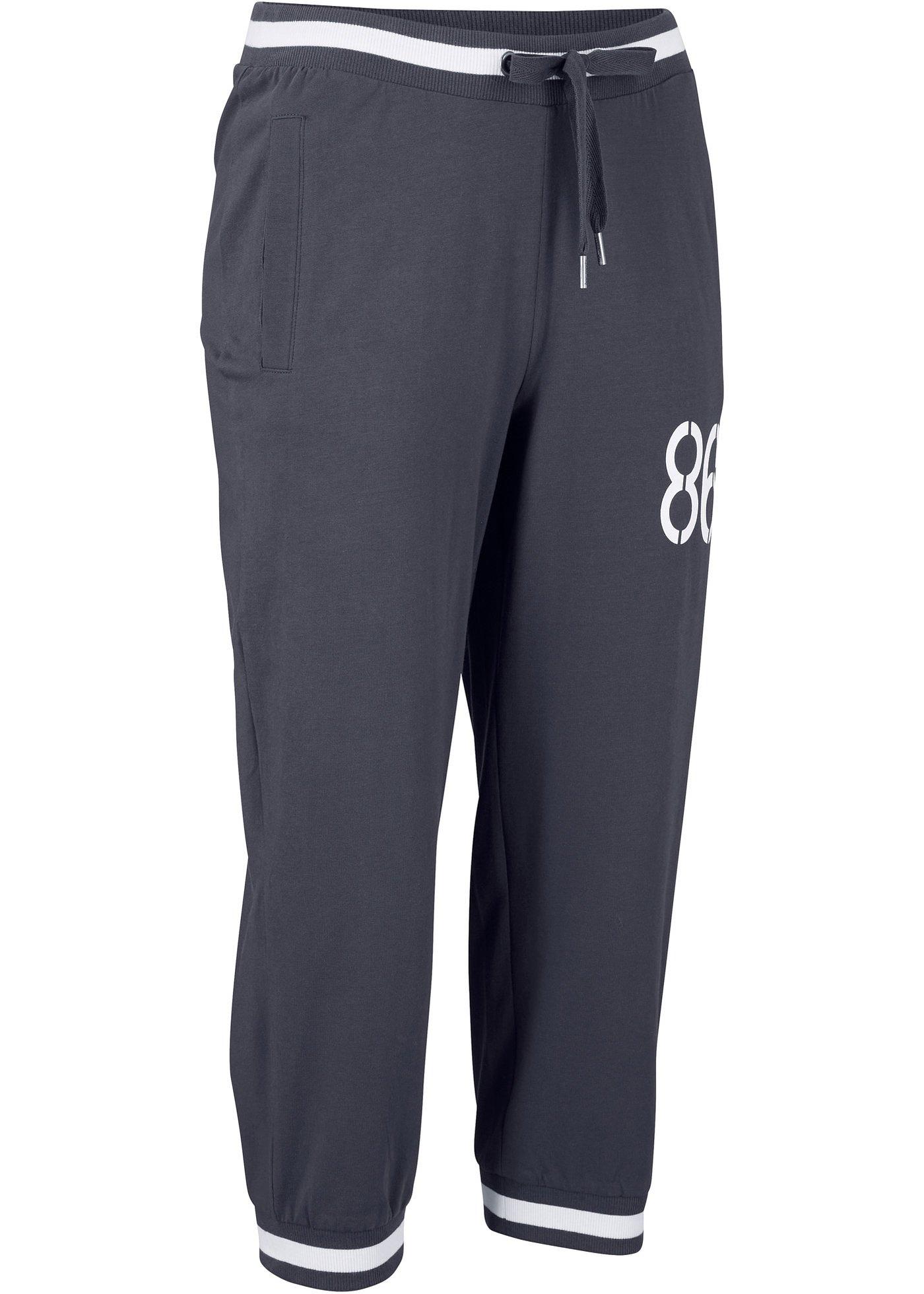 Jogging longueur 3/4 en coton extensible