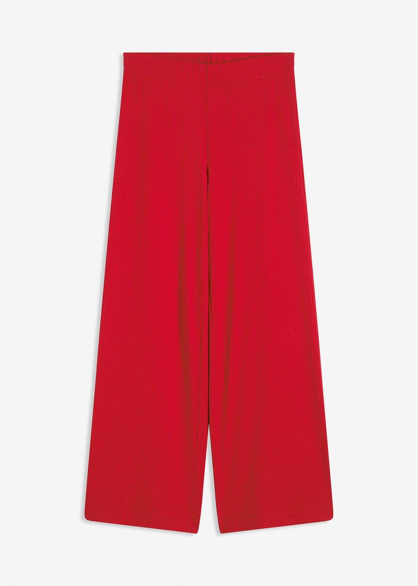 Pantaloni palazzo cu talie comodă