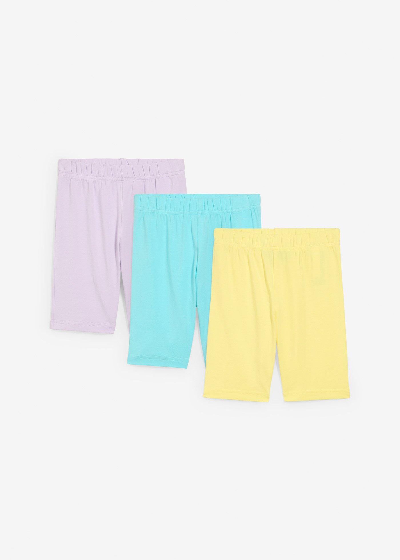 Kolarki (3 pary) z elastycznej mieszanki bawełny - Bonprix