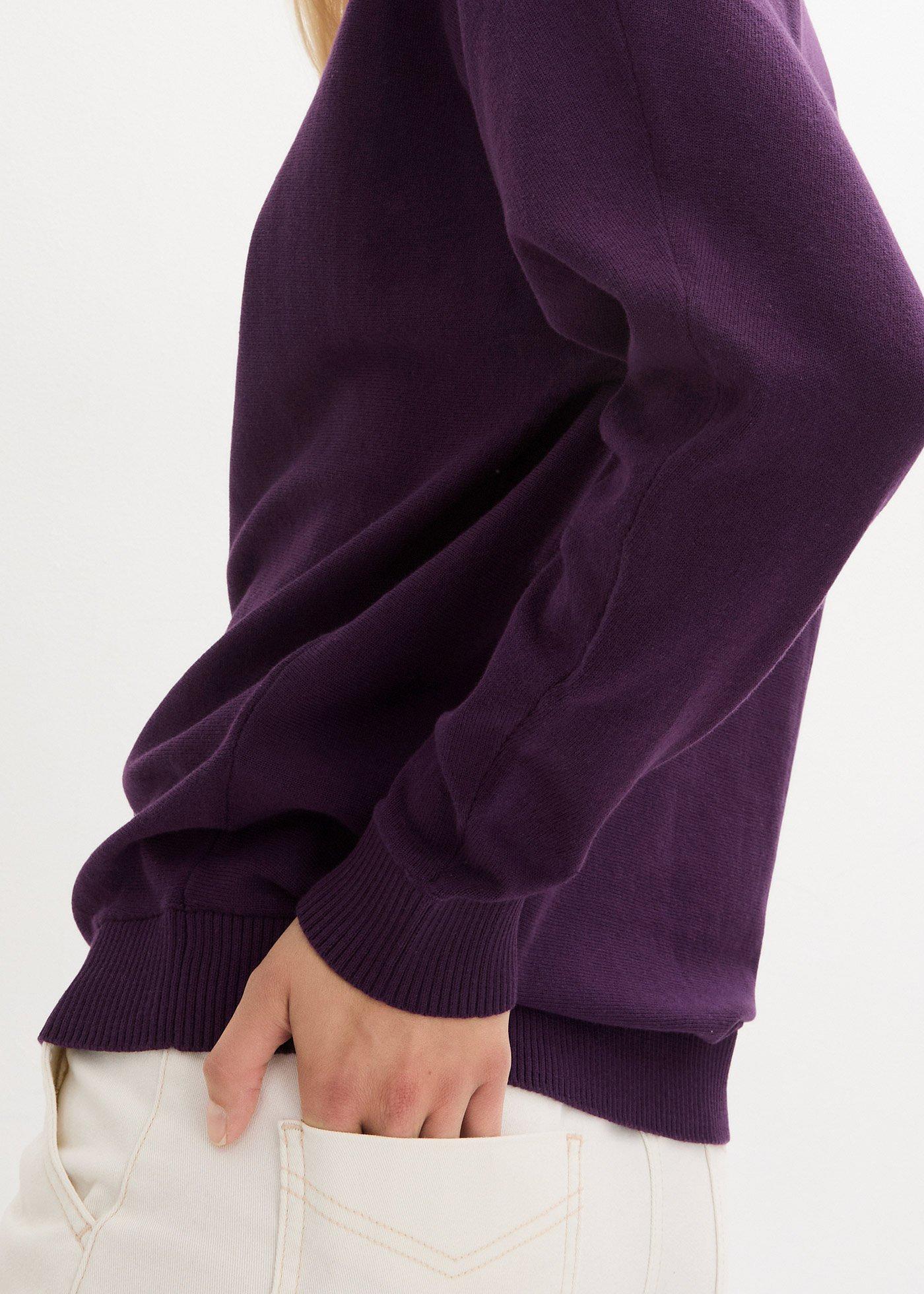 Sweter z rękawami typu nietoperz - Bonprix