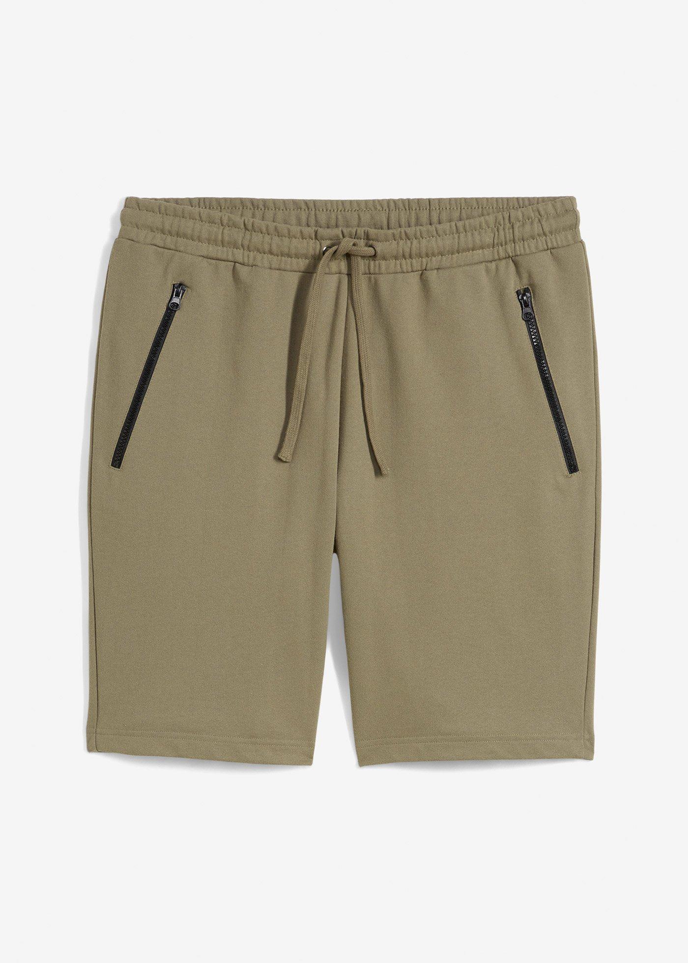 Bermuda sweat avec poches latérales zippées
