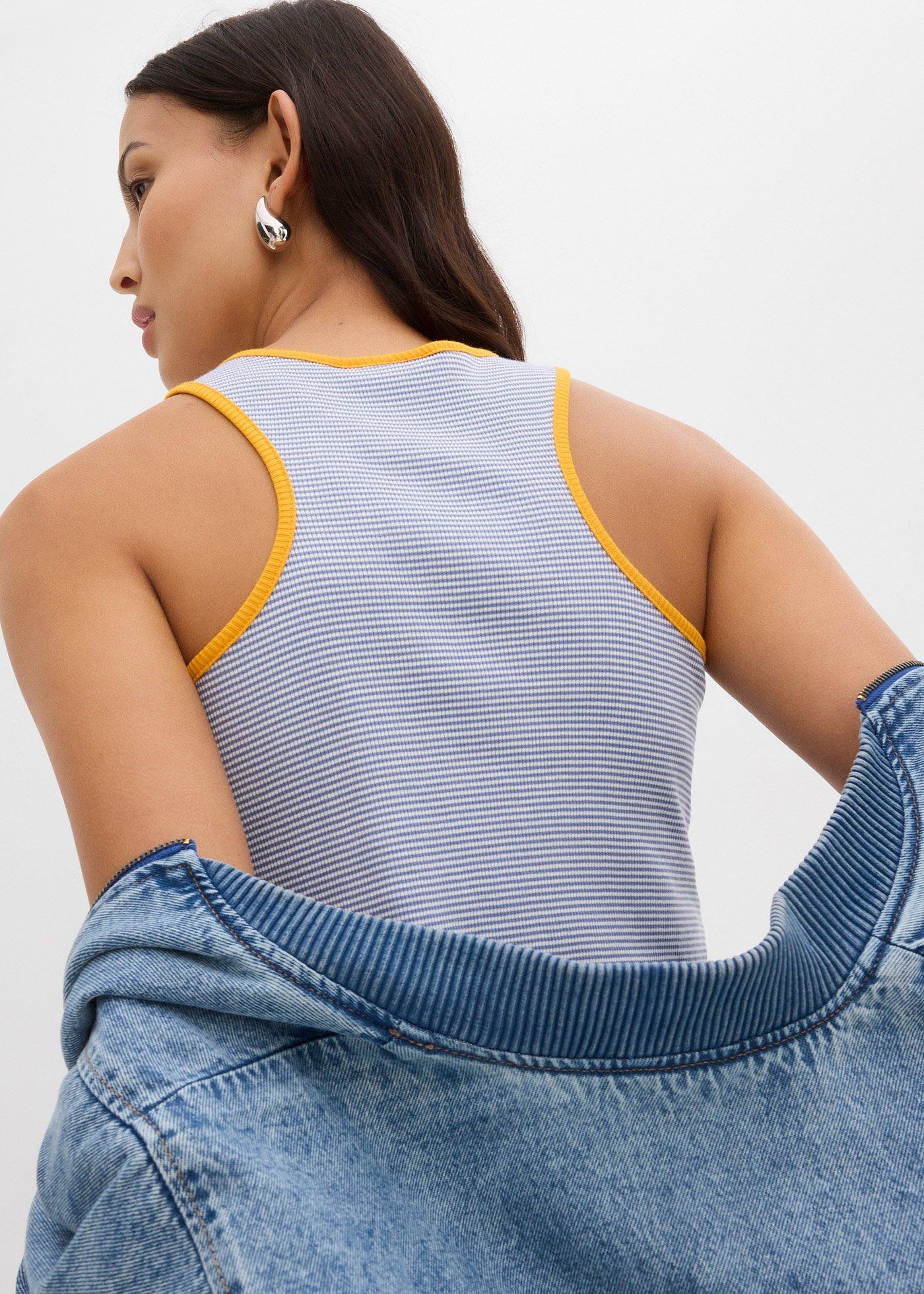 Tank top z czystej bawełny organicznej - Bonprix