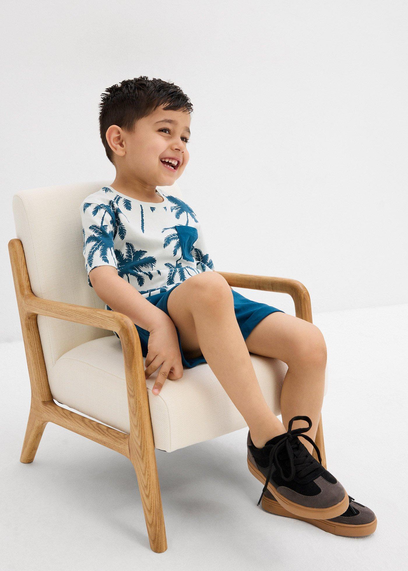 Shirt i krótkie spodnie (2 części) - Bonprix