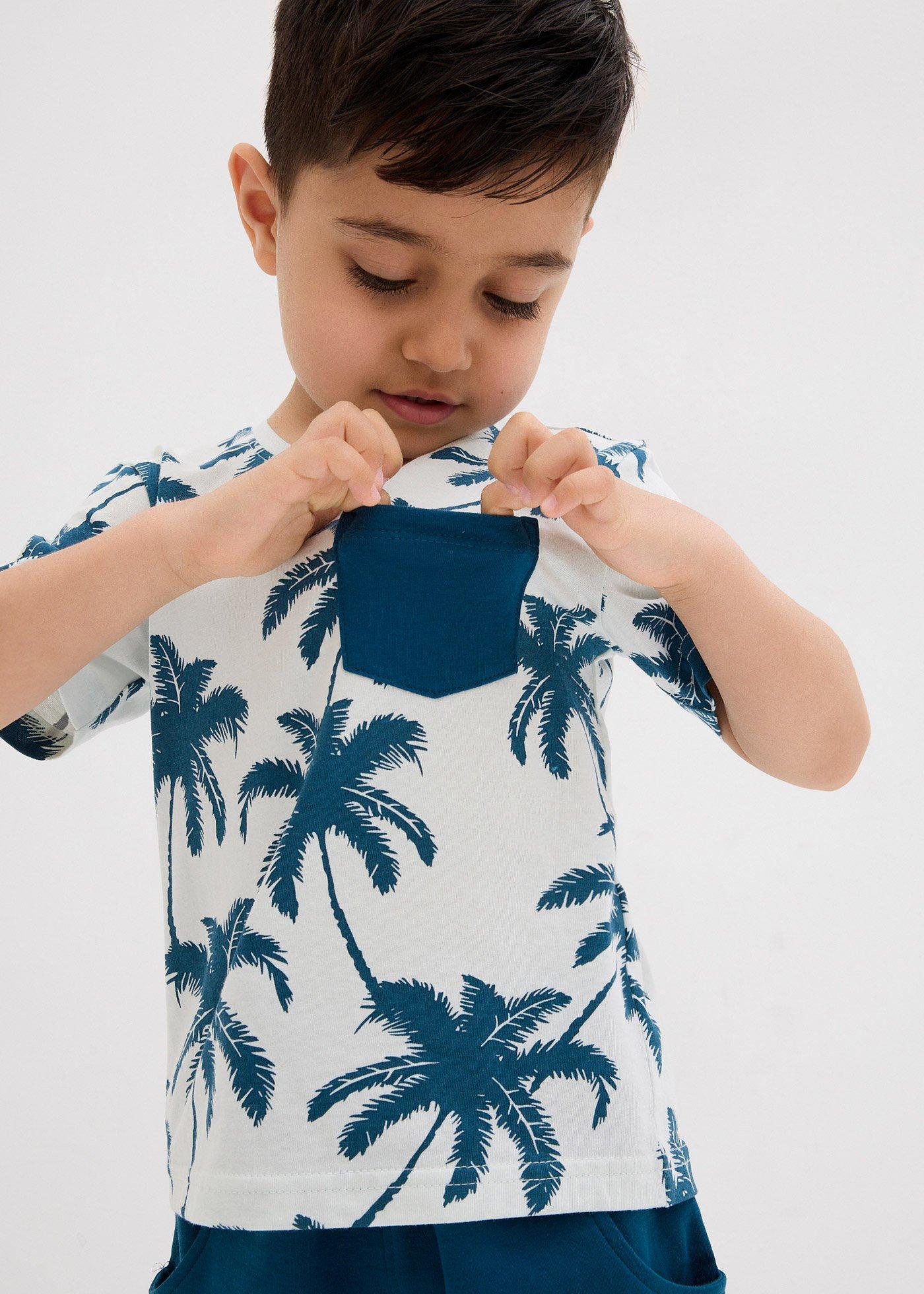 Shirt i krótkie spodnie (2 części) - Bonprix