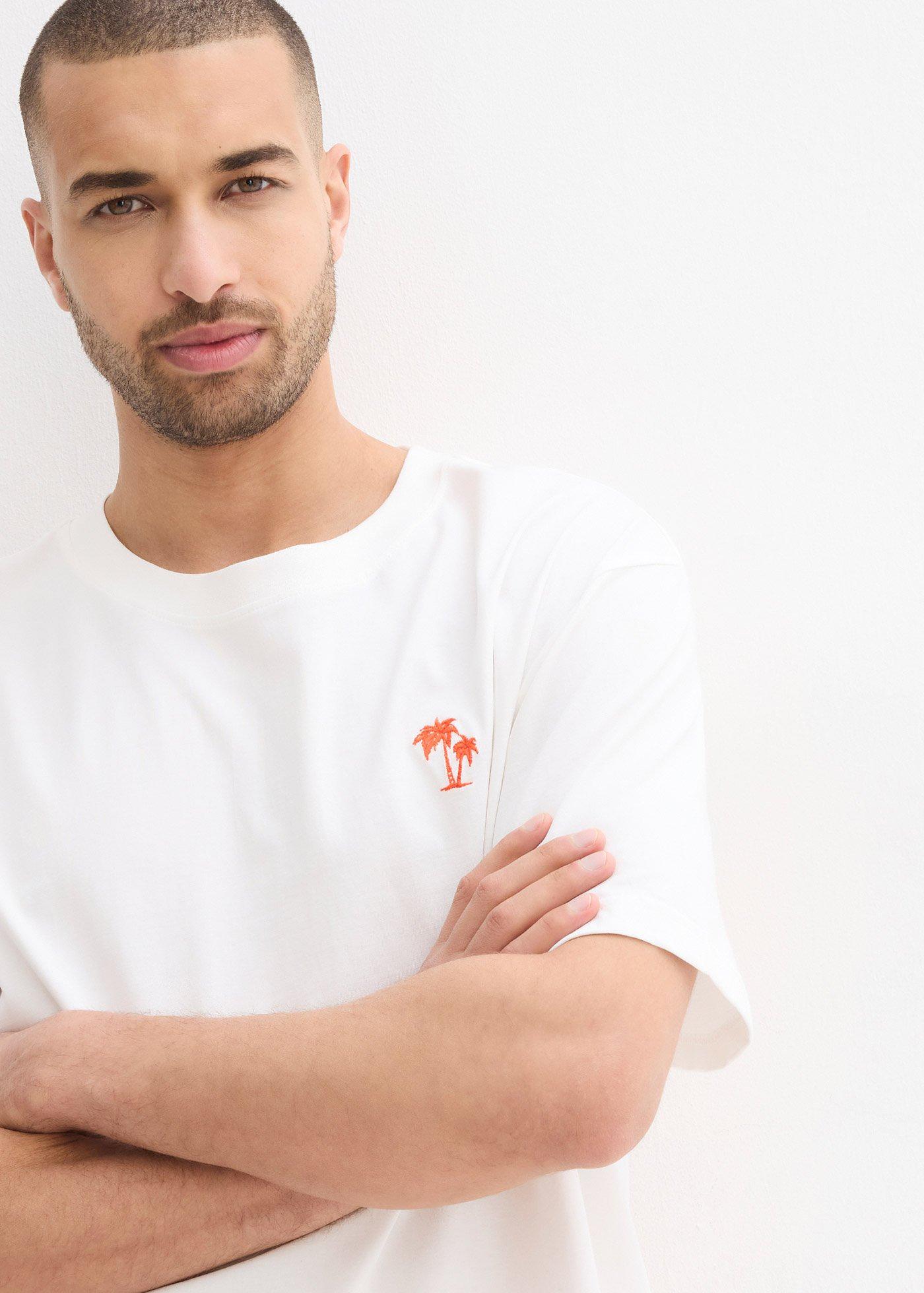 T-shirt z nadrukiem na plecach, luźny fason - Bonprix