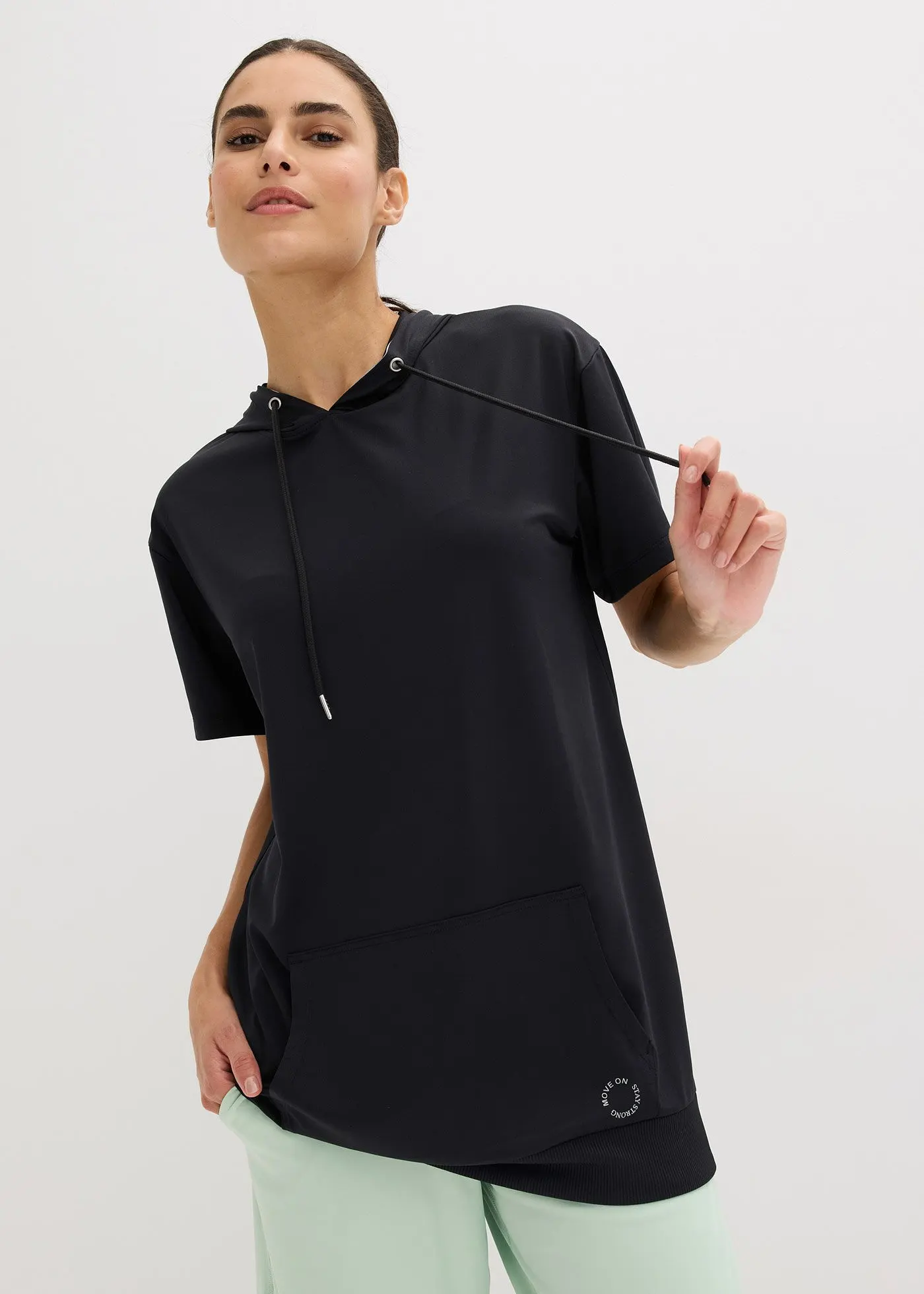 Спортивная рубашка Bonprix оверсайз mit Kapuze, schnelltrocknend