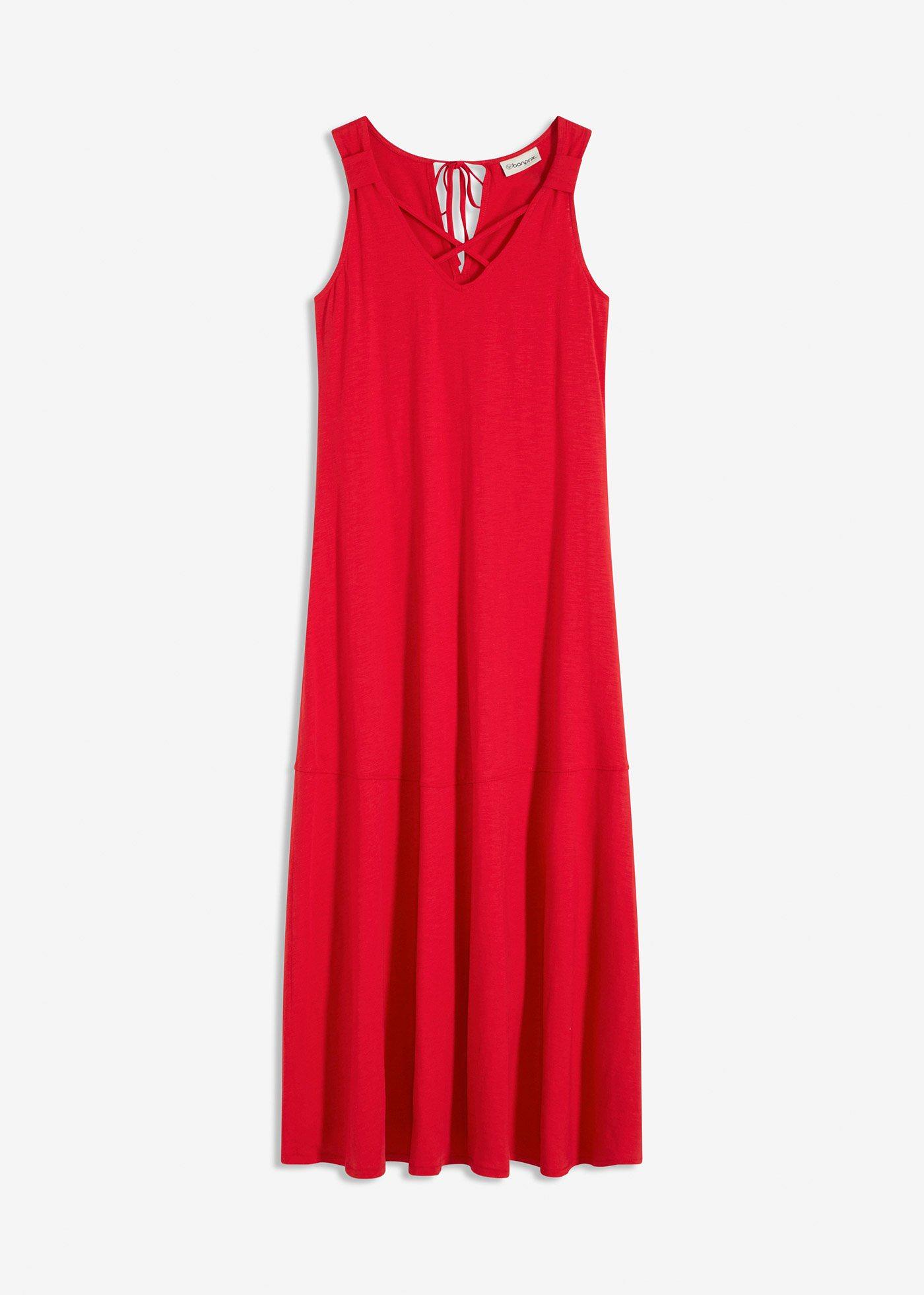 Robe longue 100% coton à bretelles