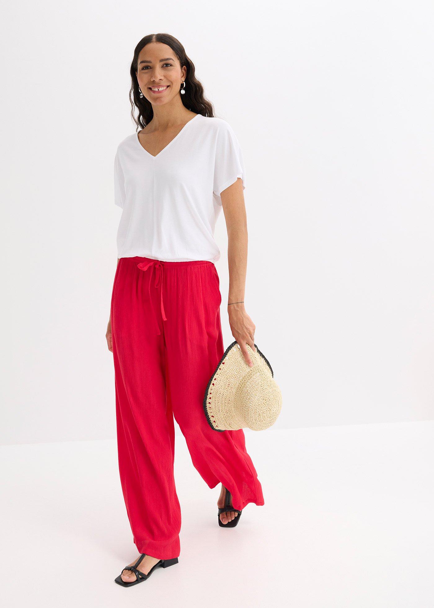 Koszulka oversize z miękkiego materiału z wiskozą - Bonprix