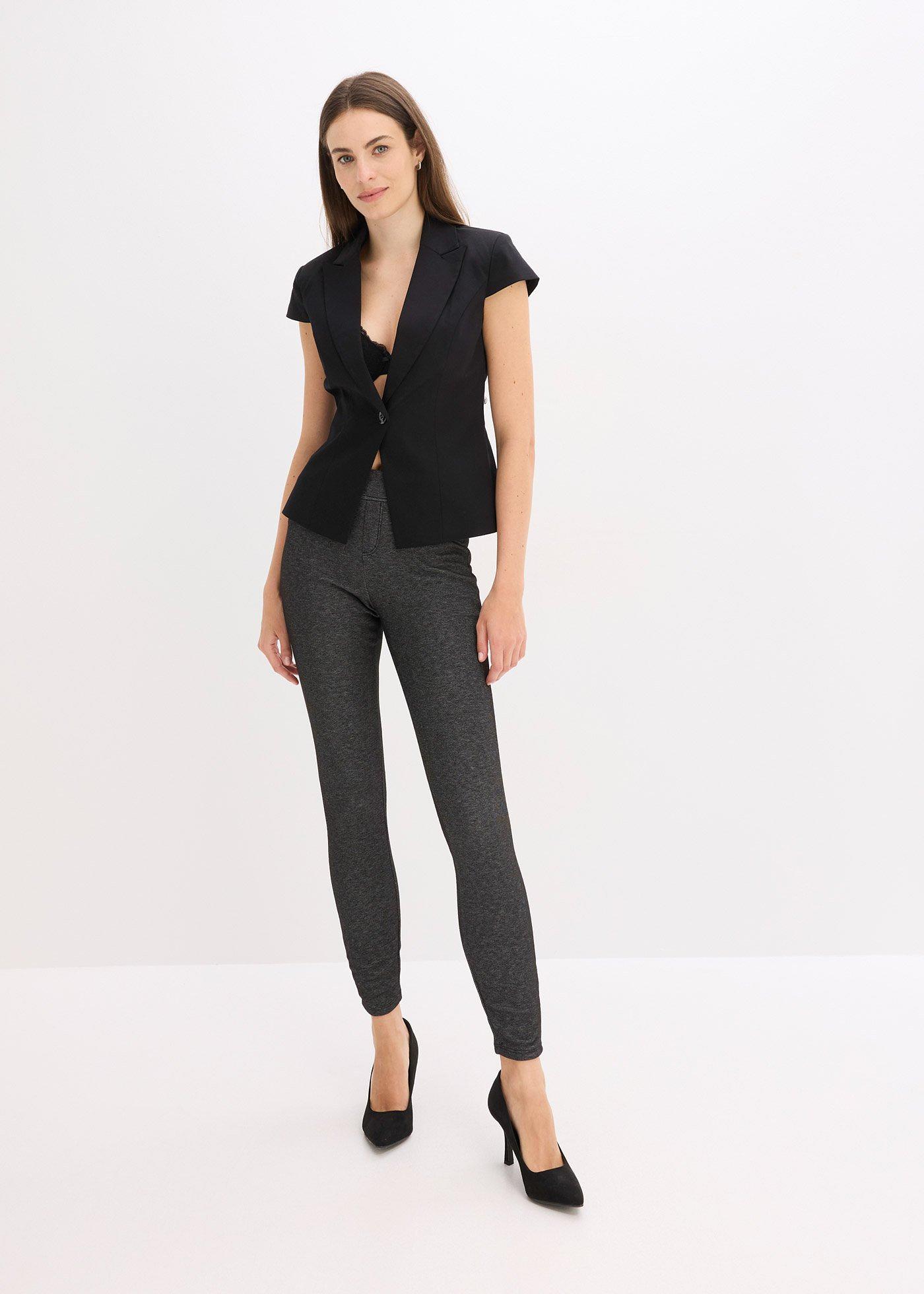 Legginsy termoaktywne w optyce dżinsowych - Bonprix