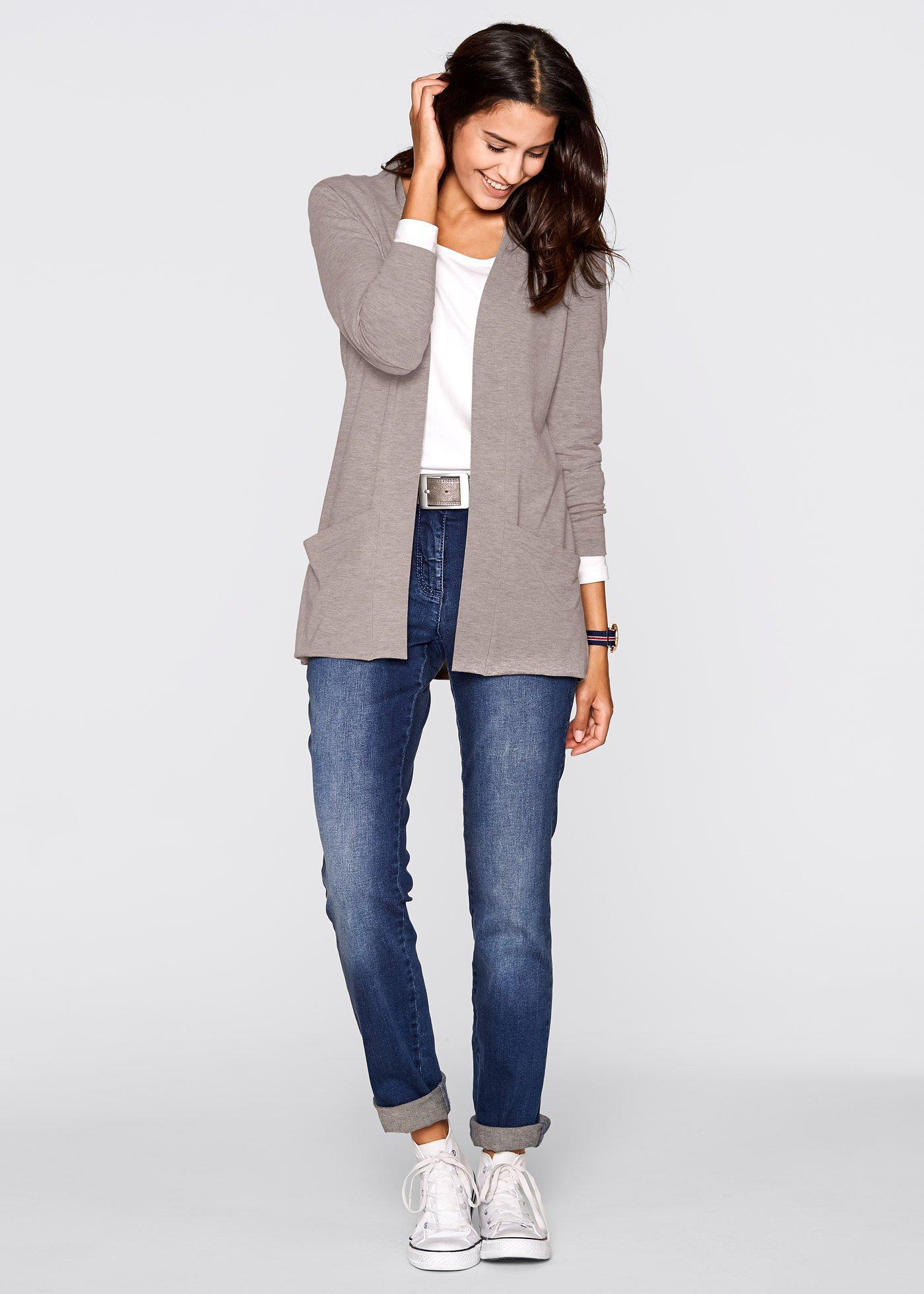 Kurtka koszulowa z miękkiej mieszanki wiskozy - Bonprix