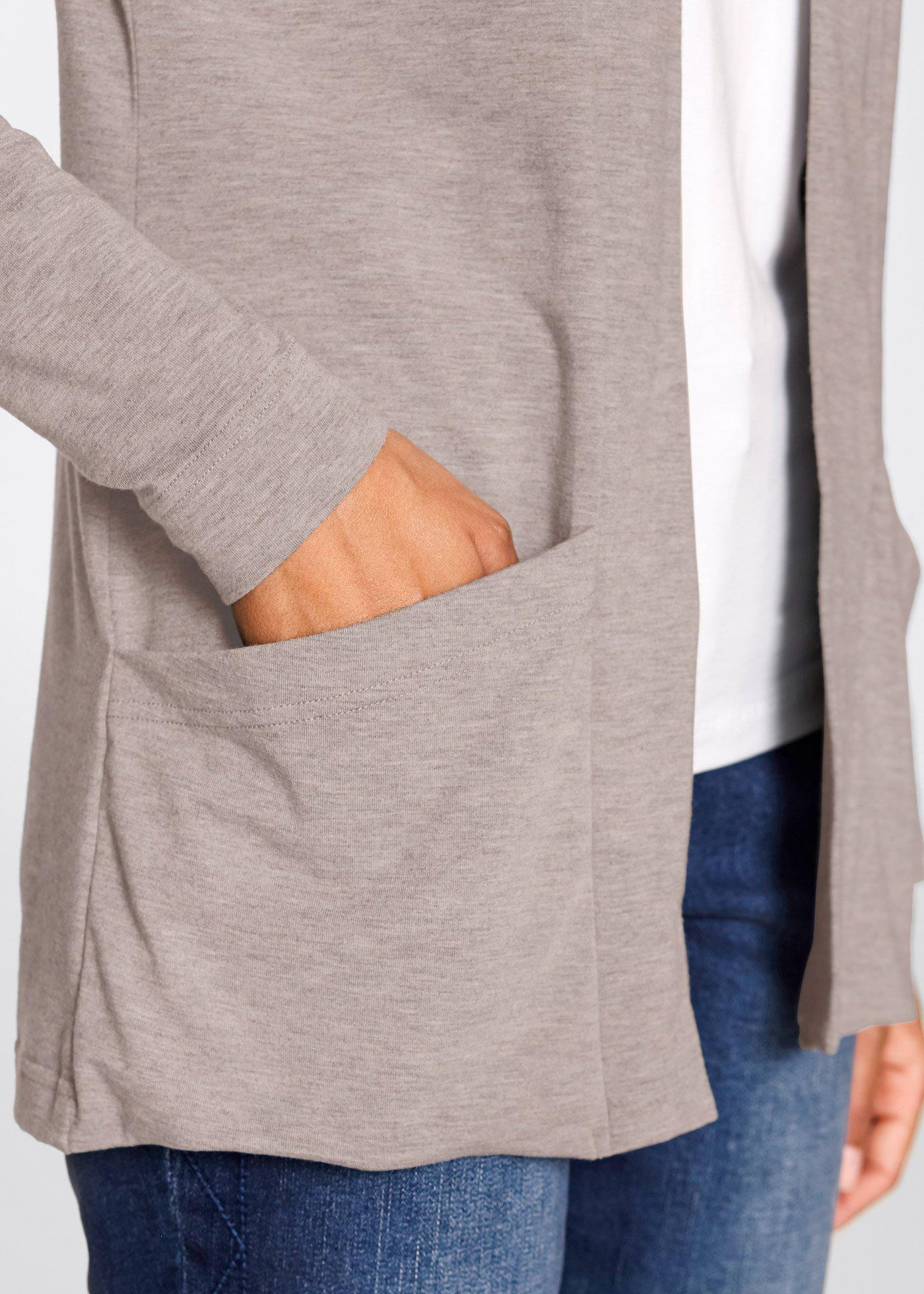 Kurtka koszulowa z miękkiej mieszanki wiskozy - Bonprix