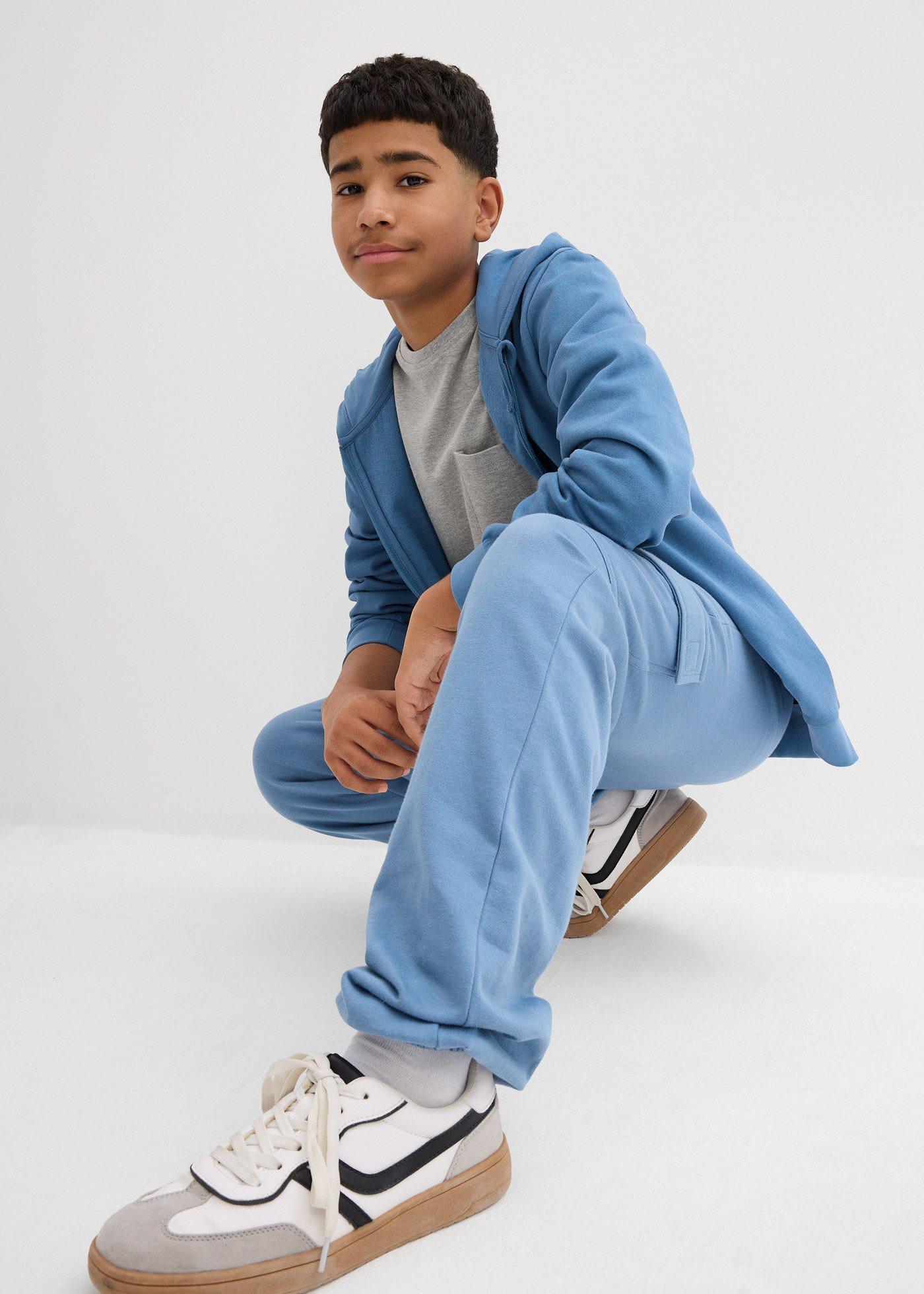 Spodnie dresowe z kieszeniami cargo - Bonprix